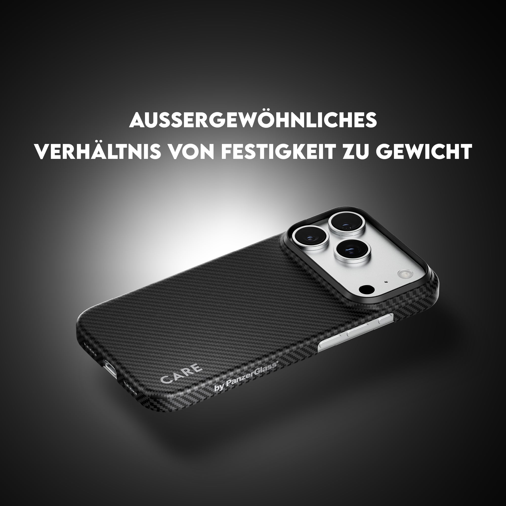 CARE™ by PanzerGlass® Discovery Case Schwarz & Grau m. MagSafe iPhone 18 Pro | 17 Pro