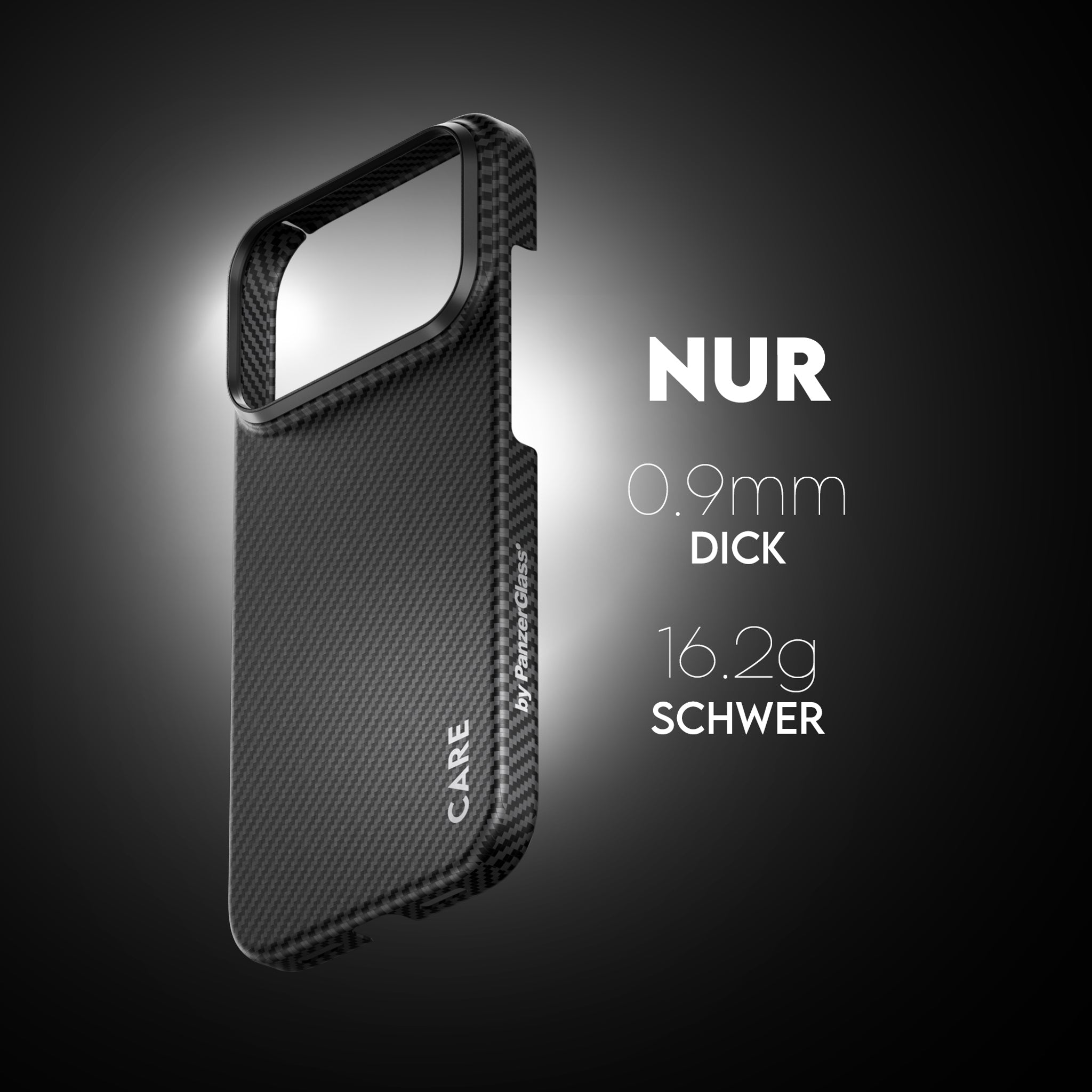 CARE™ by PanzerGlass® Discovery Case Schwarz & Grau m. MagSafe iPhone 18 Pro | 17 Pro