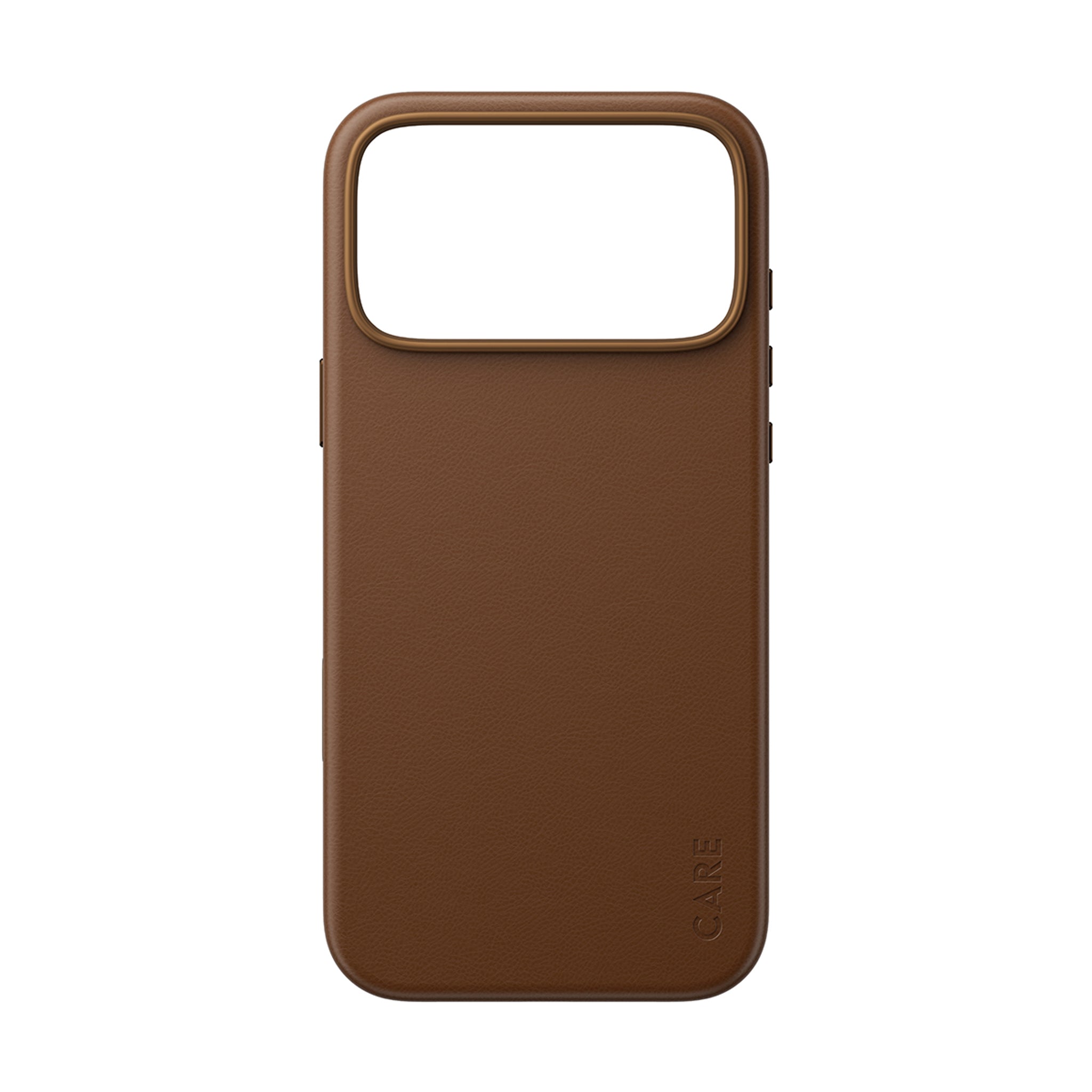 CARE™ by PanzerGlass® Solo Vegan Leather Case Braun m. MagSafe iPhone 18 Pro Max | 17 Pro Max