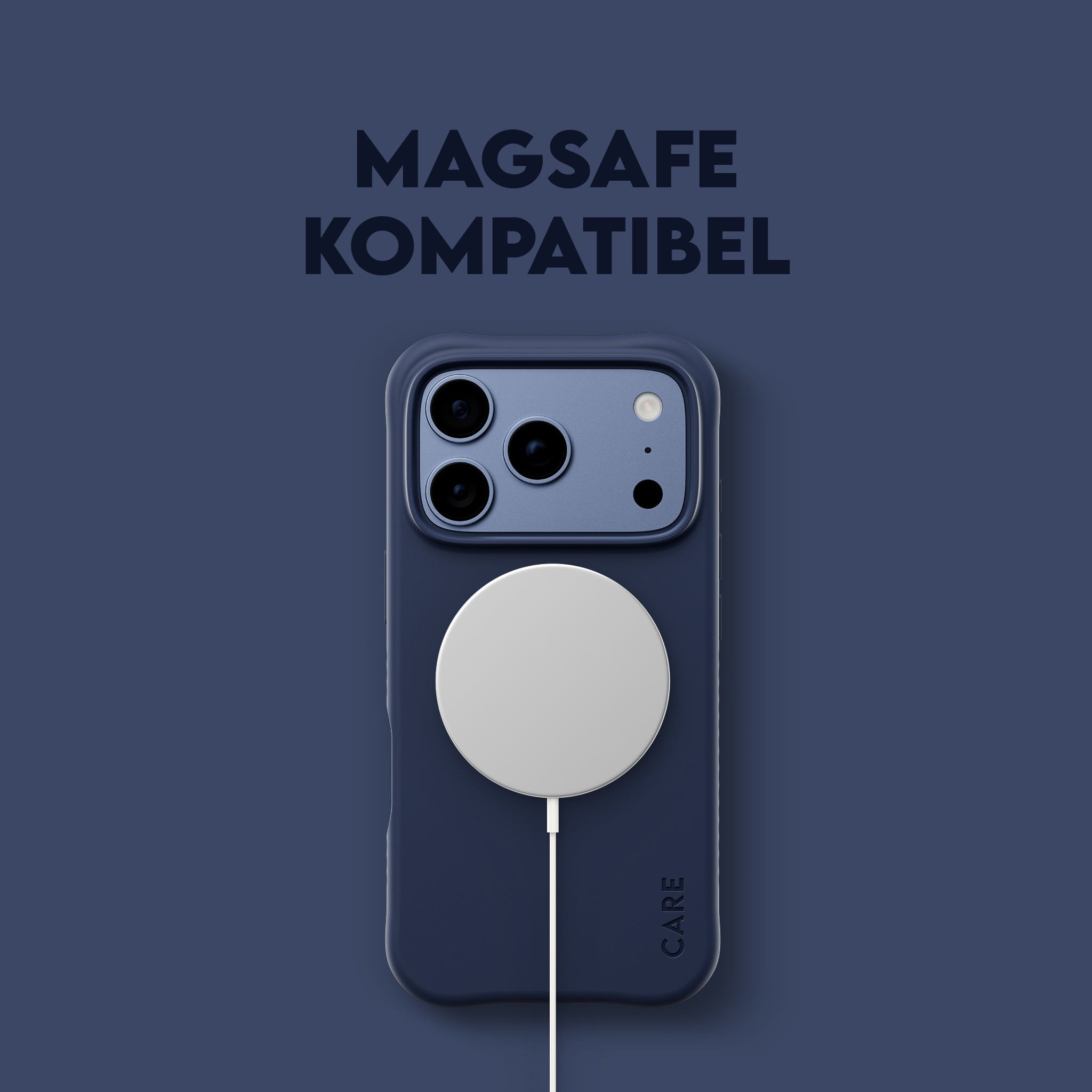 CARE™ by PanzerGlass® Samba Case Italian Blue m. MagSafe iPhone 18 Pro | 17 Pro