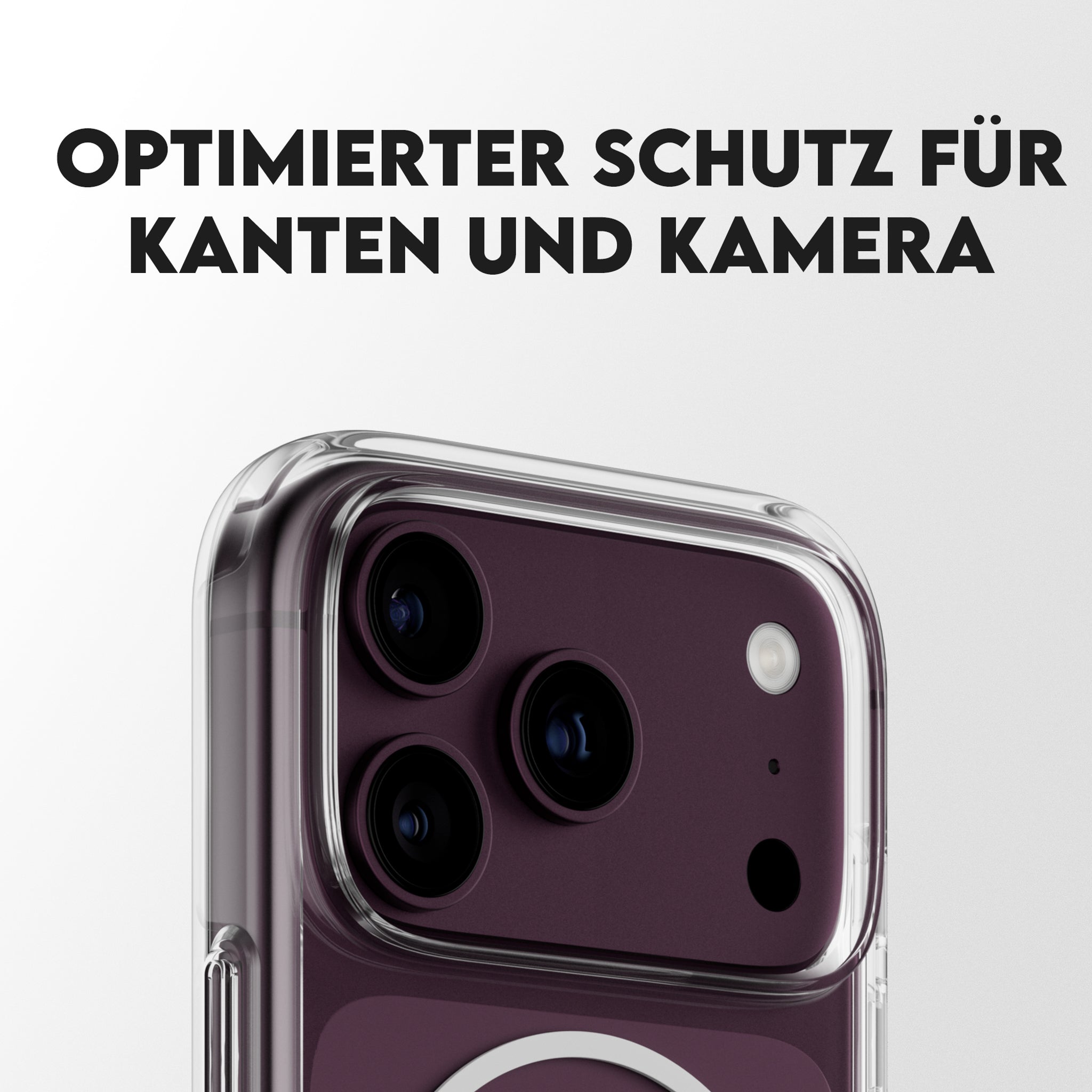 CARE™ by PanzerGlass® Urban Explorer Case Transparent m. Weiss Magsafe iPhone 18 Pro | 17 Pro