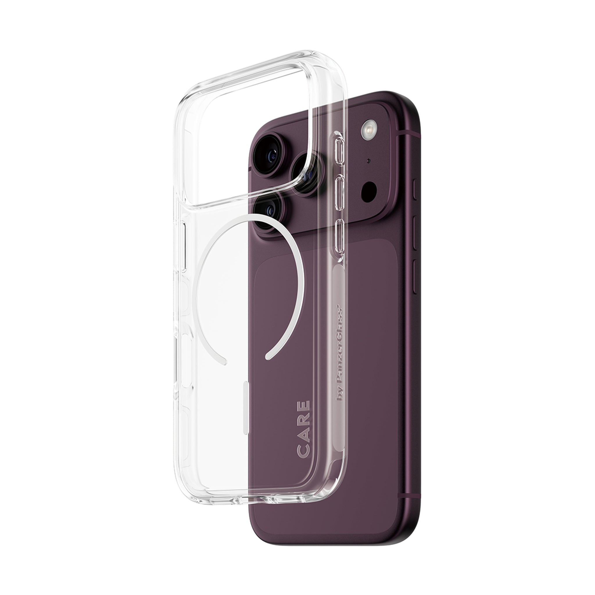 CARE™ by PanzerGlass® Urban Explorer Case Transparent m. Weiss Magsafe iPhone 18 Pro | 17 Pro