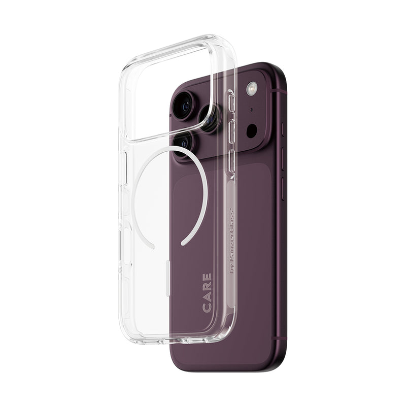 CARE™ by PanzerGlass® Urban Explorer Case Transparent m. Weiss Magsafe iPhone 18 Pro | 17 Pro