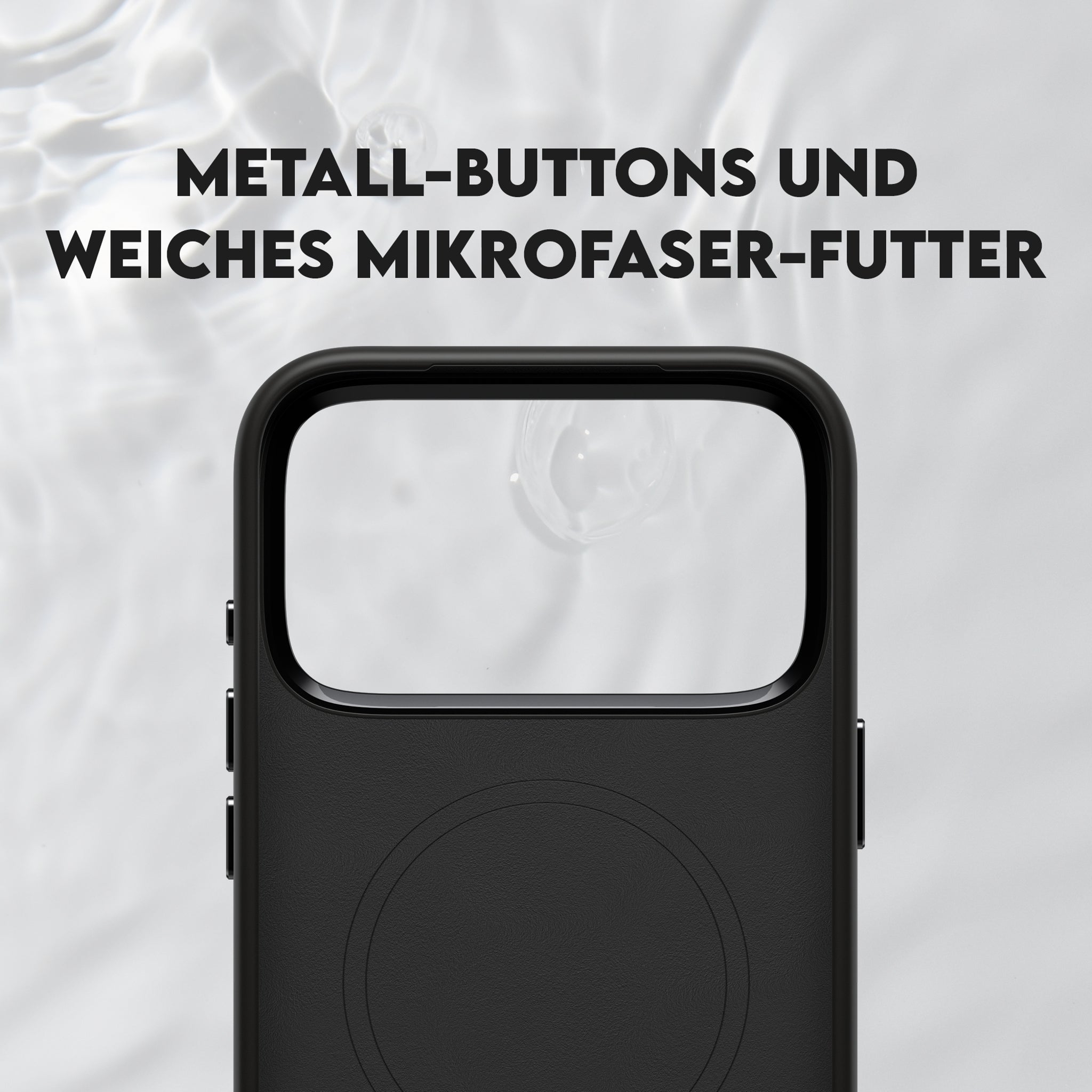 CARE™ by PanzerGlass® Flow Case Schwarz m. MagSafe iPhone 18 Pro Max | 17 Pro Max
