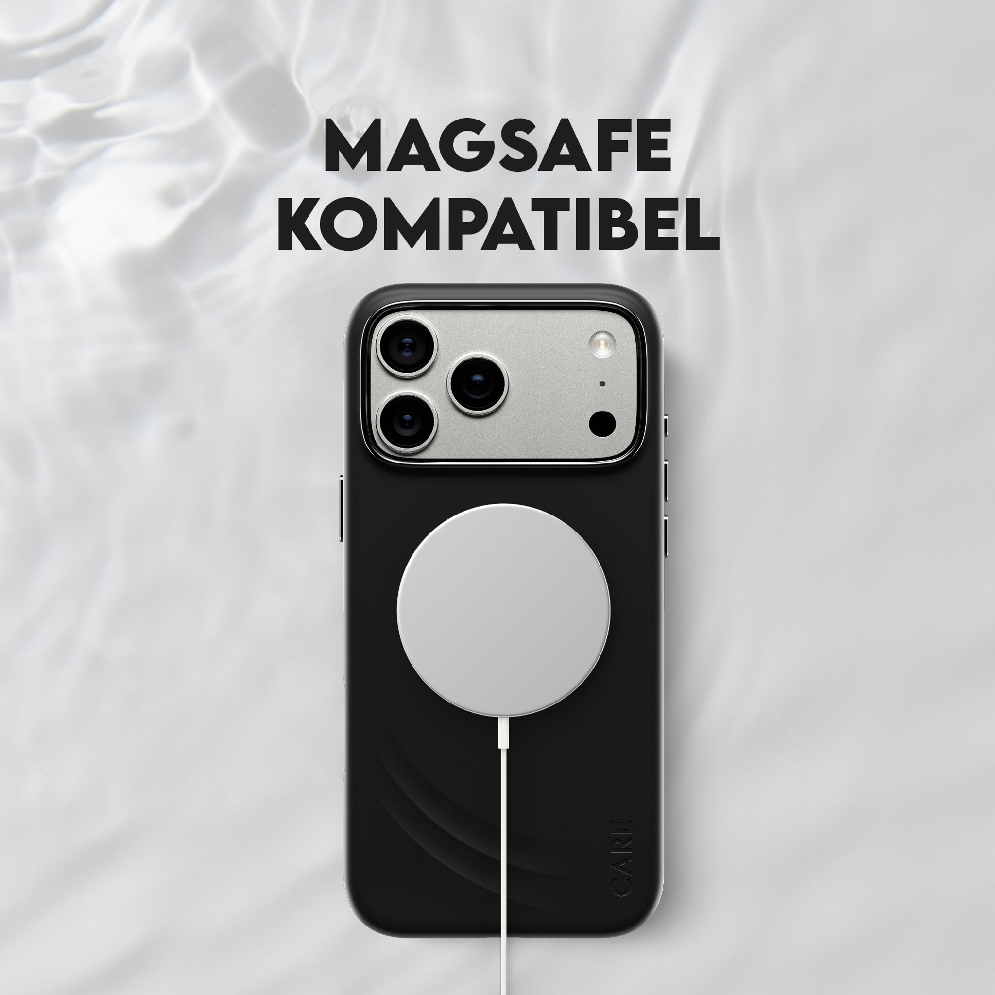 CARE™ by PanzerGlass® Flow Case Schwarz m. MagSafe iPhone 18 Pro Max | 17 Pro Max