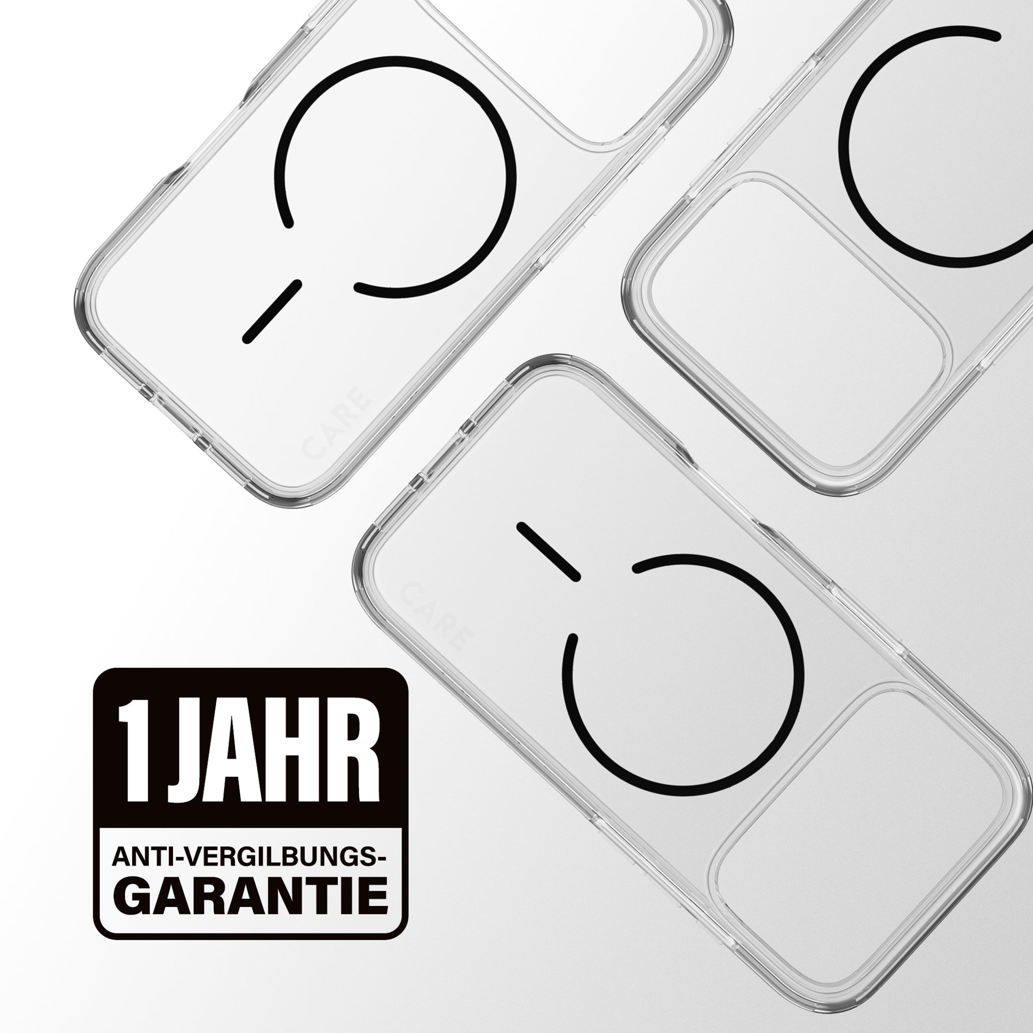 CARE™ by PanzerGlass® Urban Explorer Case Transparent m. Schwarz MagSafe iPhone 18 Pro Max | 17 Pro Max