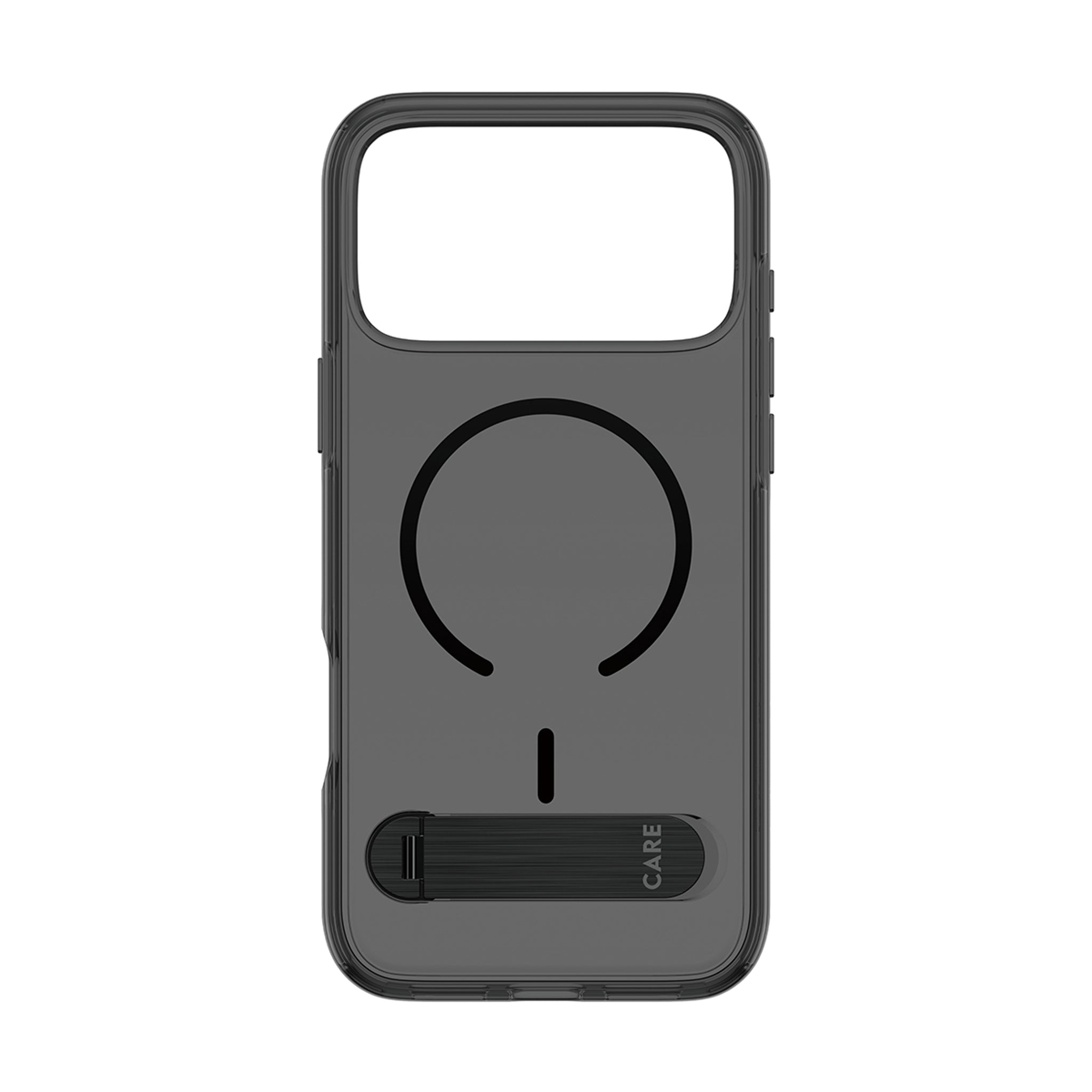 CARE™ by PanzerGlass® Kickstand Case Smokey m. Schwarz MagSafe iPhone 18 Pro Max | 17 Pro Max