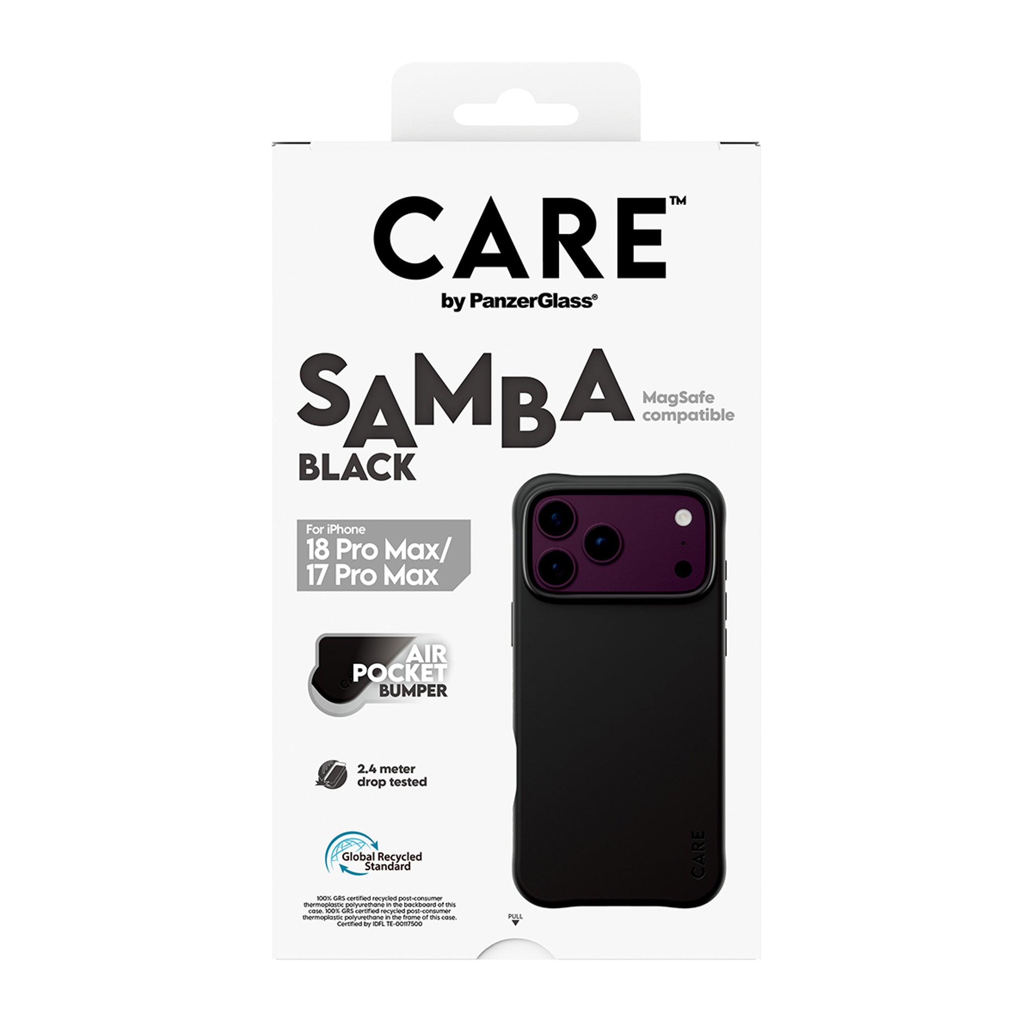 CARE™ by PanzerGlass® Samba Case Schwarz m. MagSafe iPhone 18 Pro Max | 17 Pro Max