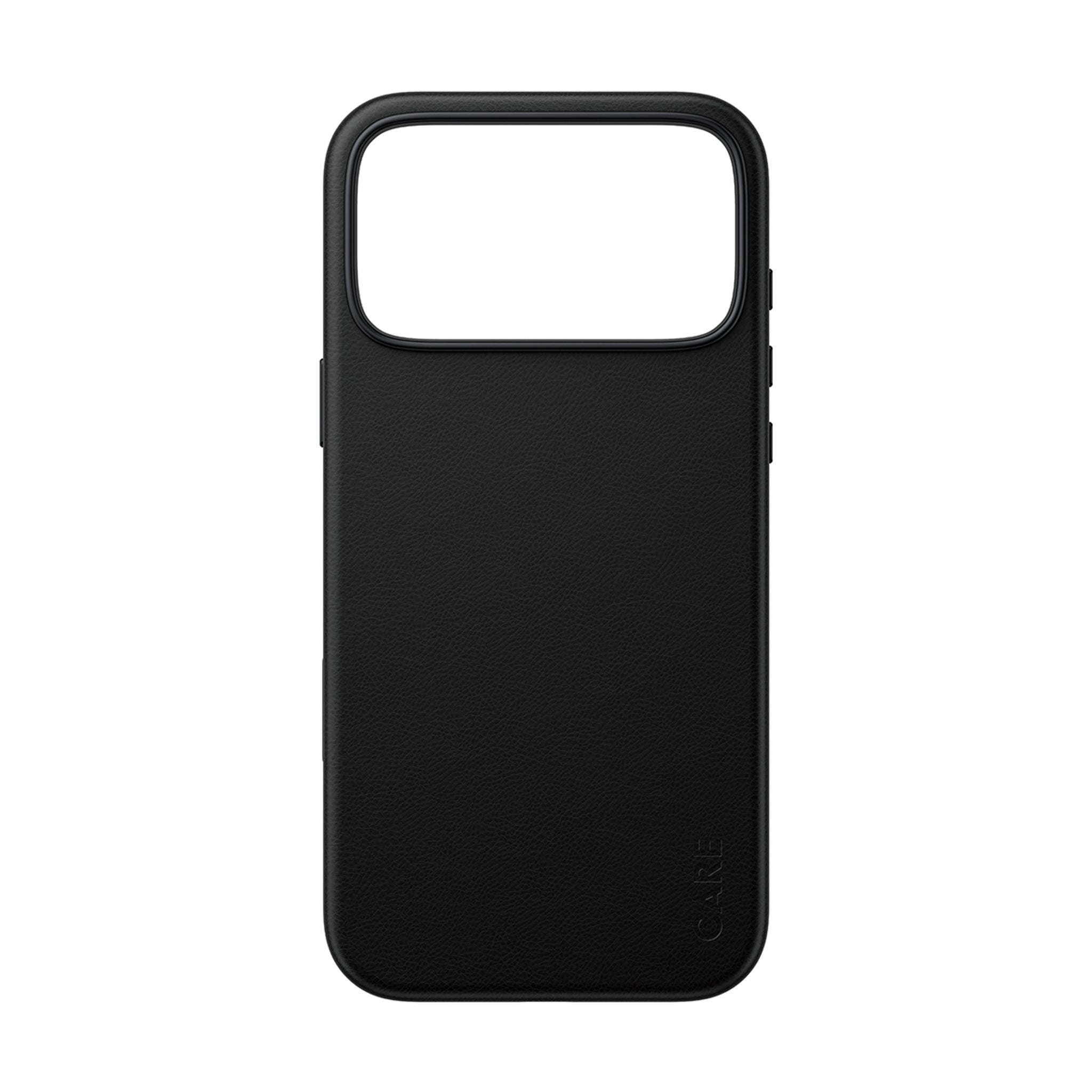 CARE™ by PanzerGlass® Solo Vegan Leather Case Schwarz m. MagSafe iPhone 18 Pro Max | 17 Pro Max