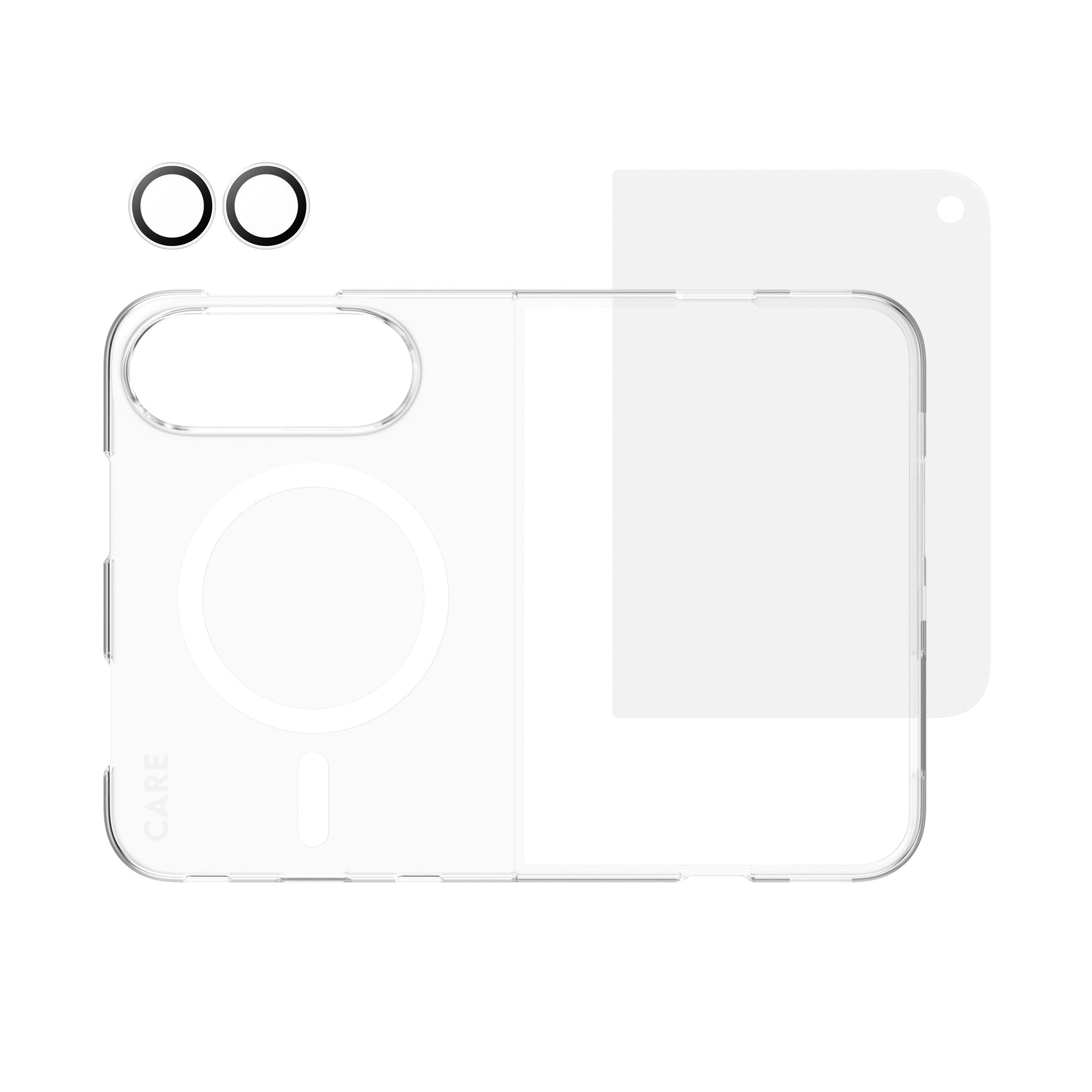 PanzerGlass® | CARE™ by PanzerGlass® 3-in-1 Flagship Privacy Set iPhone 2026 Fold