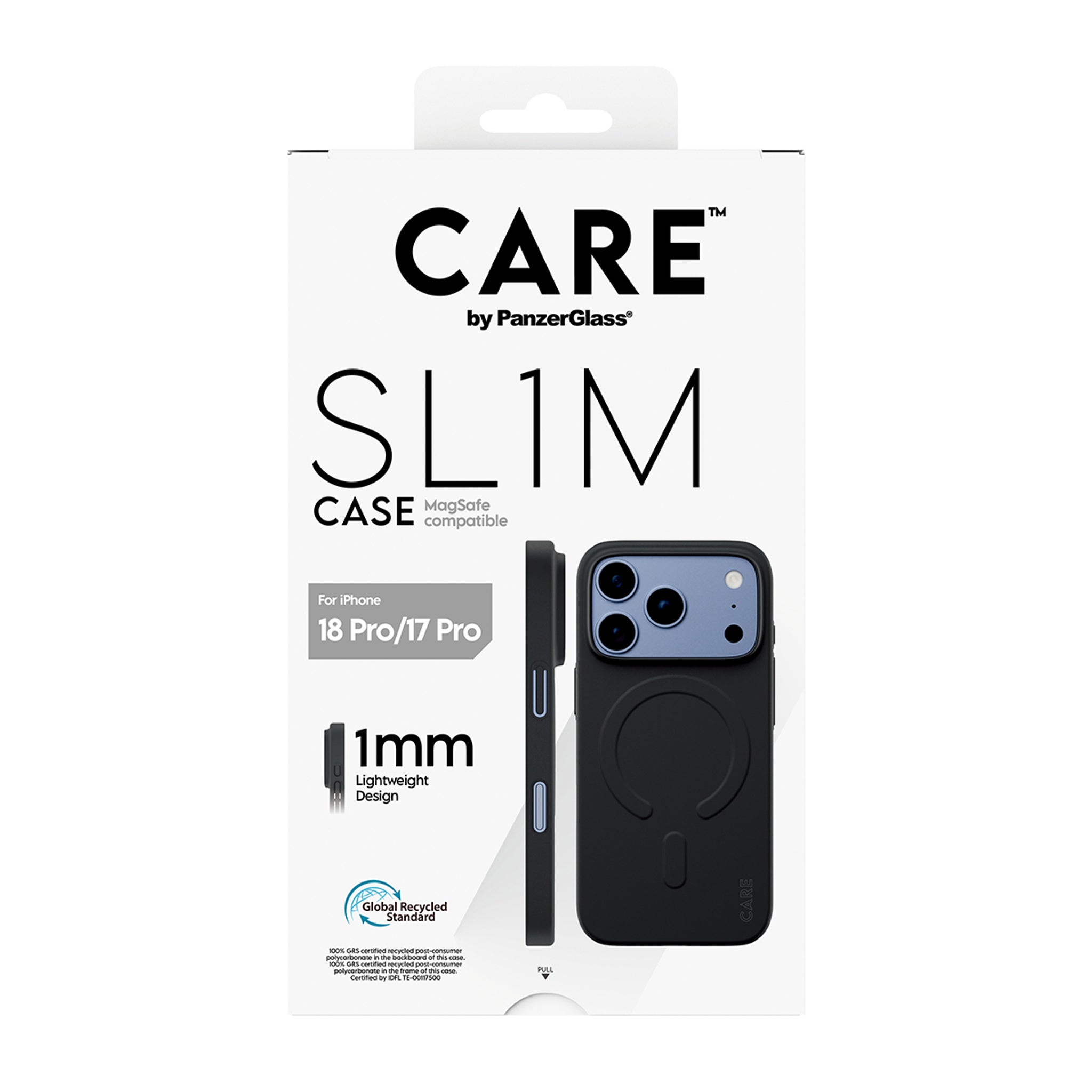 CARE™ by PanzerGlass® SL1M Case Schwarz m. MagSafe iPhone 18 Pro | 17 Pro