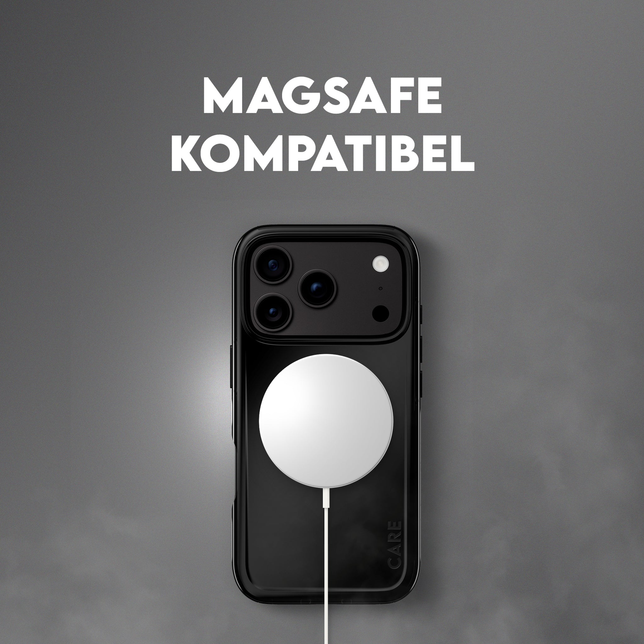CARE™ by PanzerGlass® Smokey Case m. Schwarz MagSafe iPhone 18 Pro | 17 Pro