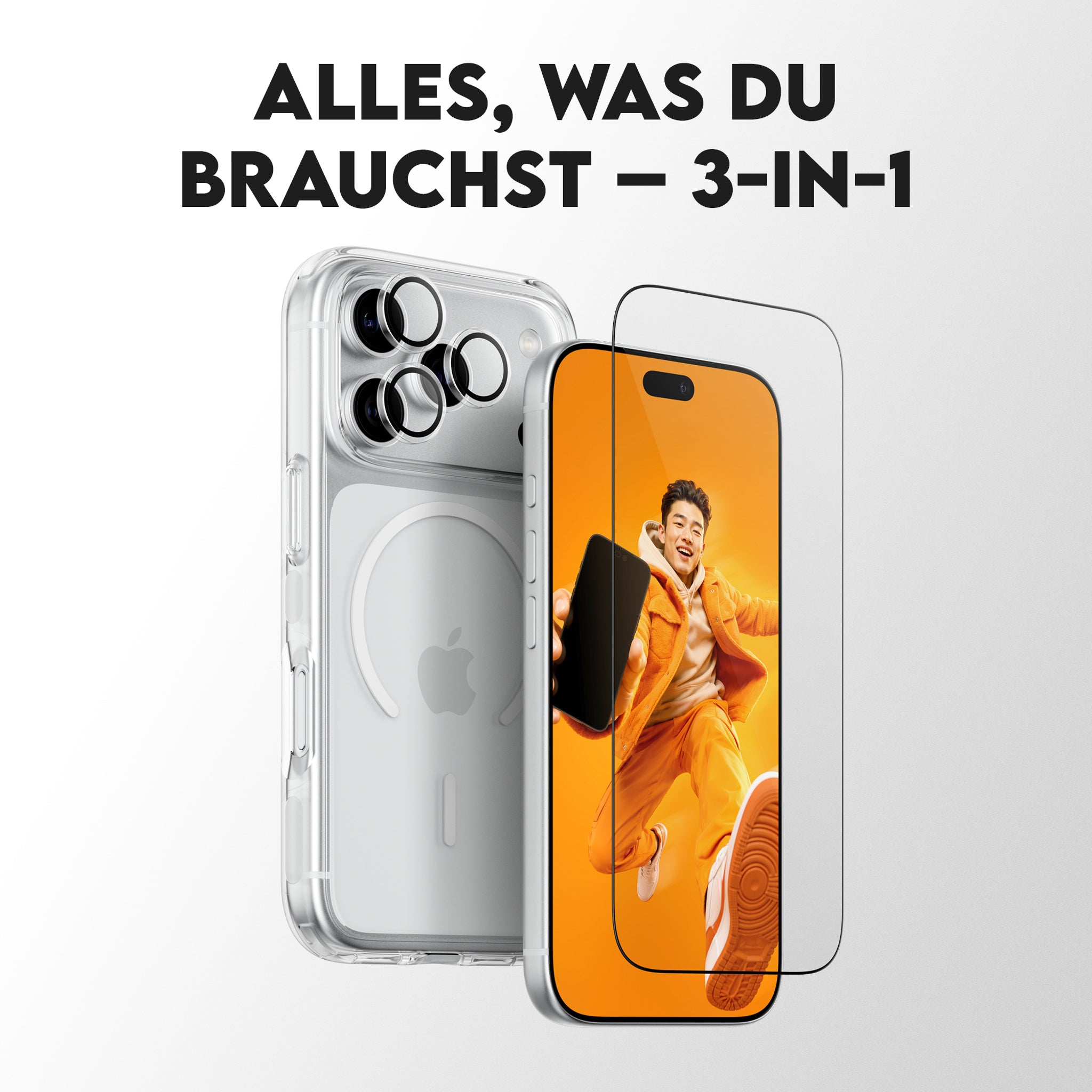 PanzerGlass® | CARE™ by PanzerGlass® Flagship 3-in-1 Set iPhone 18 Pro Max
