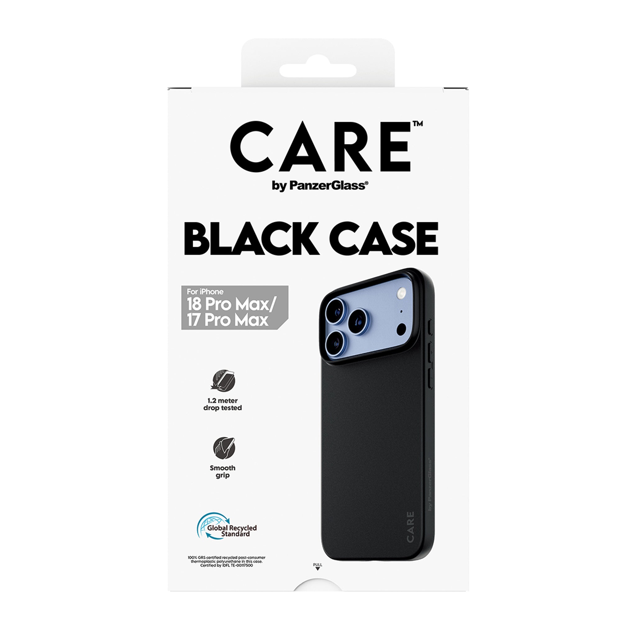 CARE™ by PanzerGlass® TPU Case Schwarz iPhone 18 Pro Max | 17 Pro Max