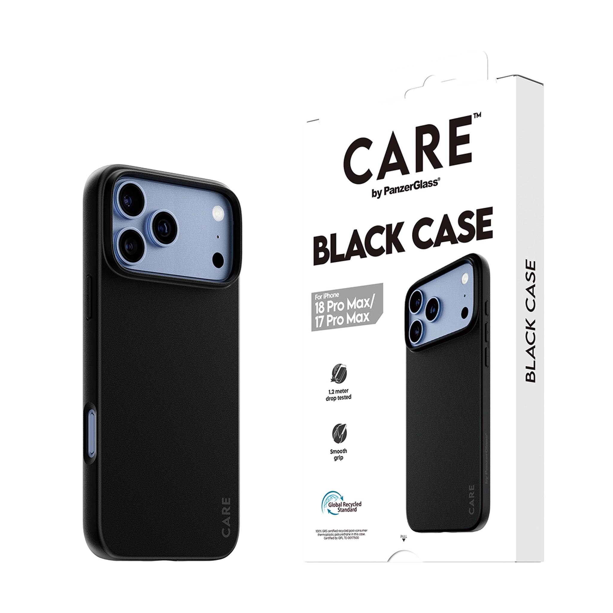 CARE™ by PanzerGlass® TPU Case Schwarz iPhone 18 Pro Max | 17 Pro Max