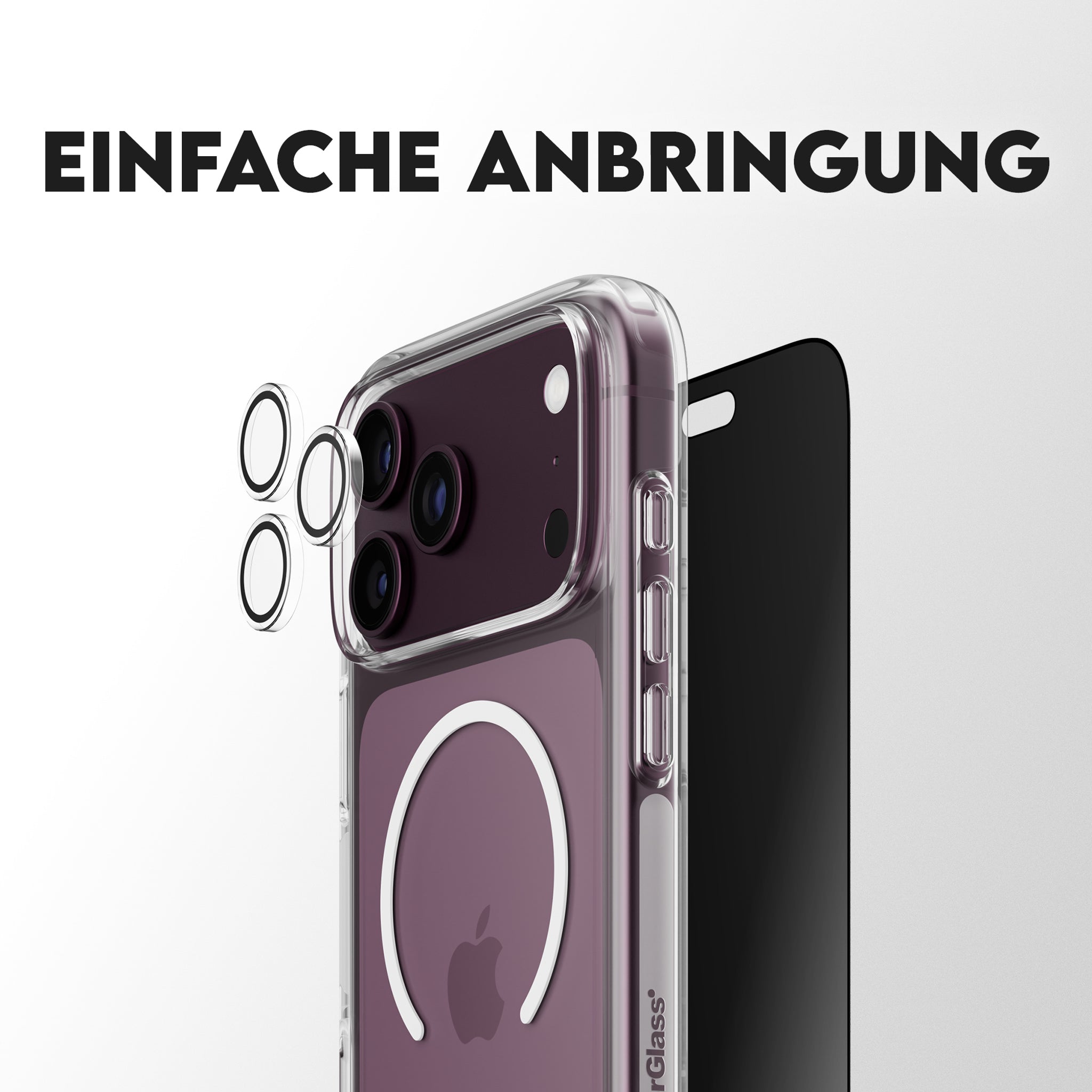 PanzerGlass® | CARE™ by PanzerGlass® Privacy Flagship 3-in-1 Set iPhone 18 Pro Max