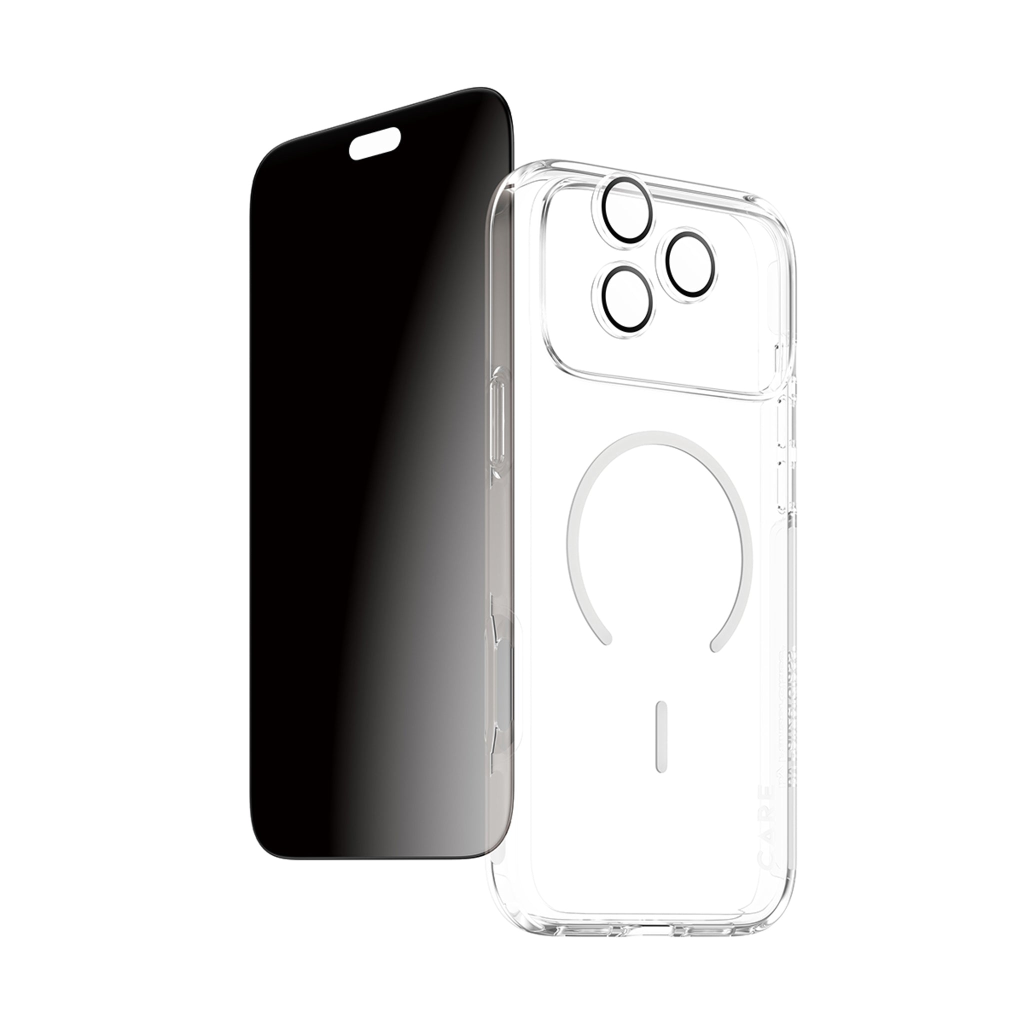 PanzerGlass® | CARE™ by PanzerGlass® Privacy Flagship 3-in-1 Set iPhone 18 Pro Max