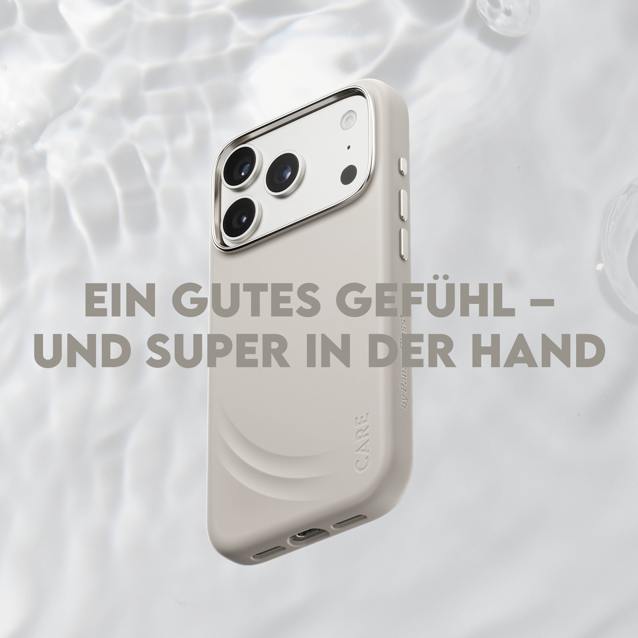 CARE™ by PanzerGlass® Flow Case Vanilla m. MagSafe iPhone 18 Pro | 17 Pro