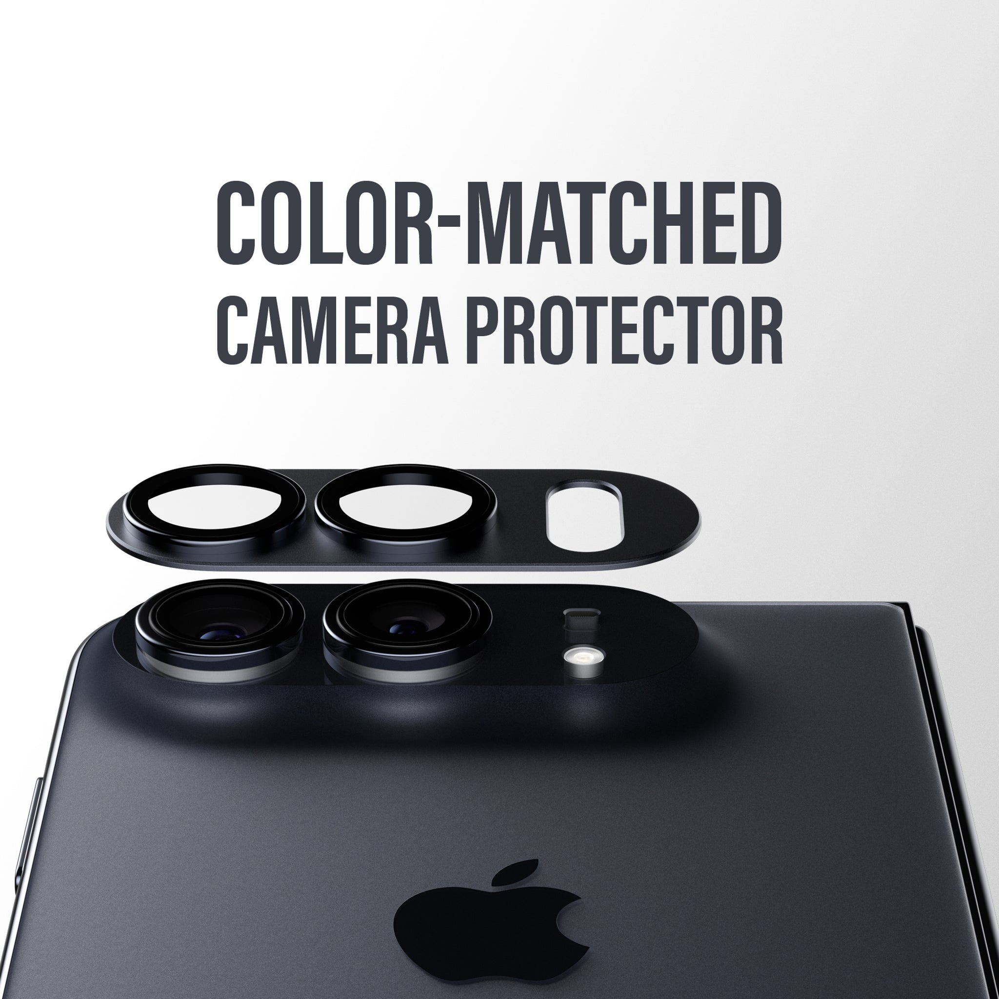 PanzerGlass® Fender Kameraschutz Midnight iPhone Duo