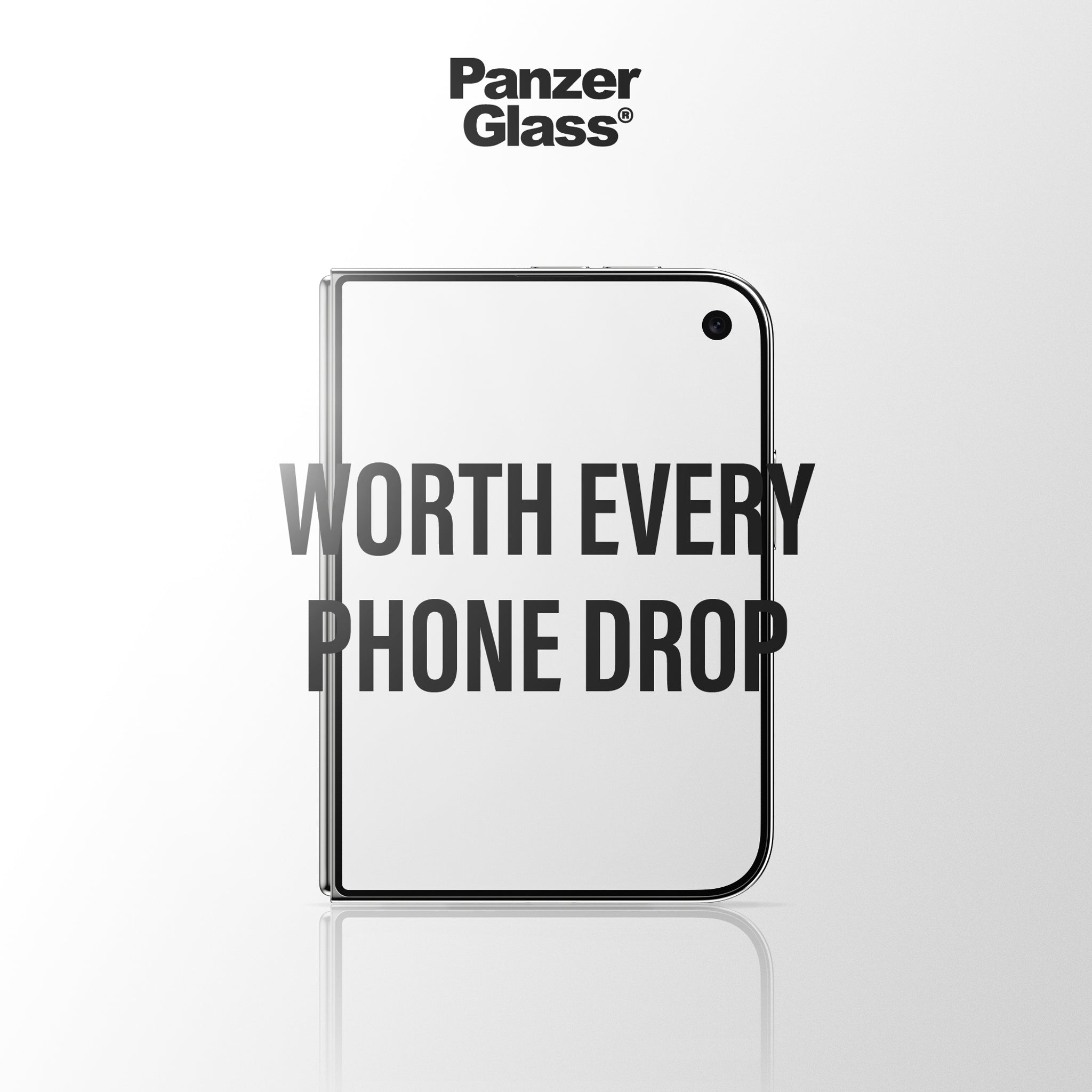 PanzerGlass® Außendisplay Displayschutz iPhone Duo | RahmenFit m. EasyAligner