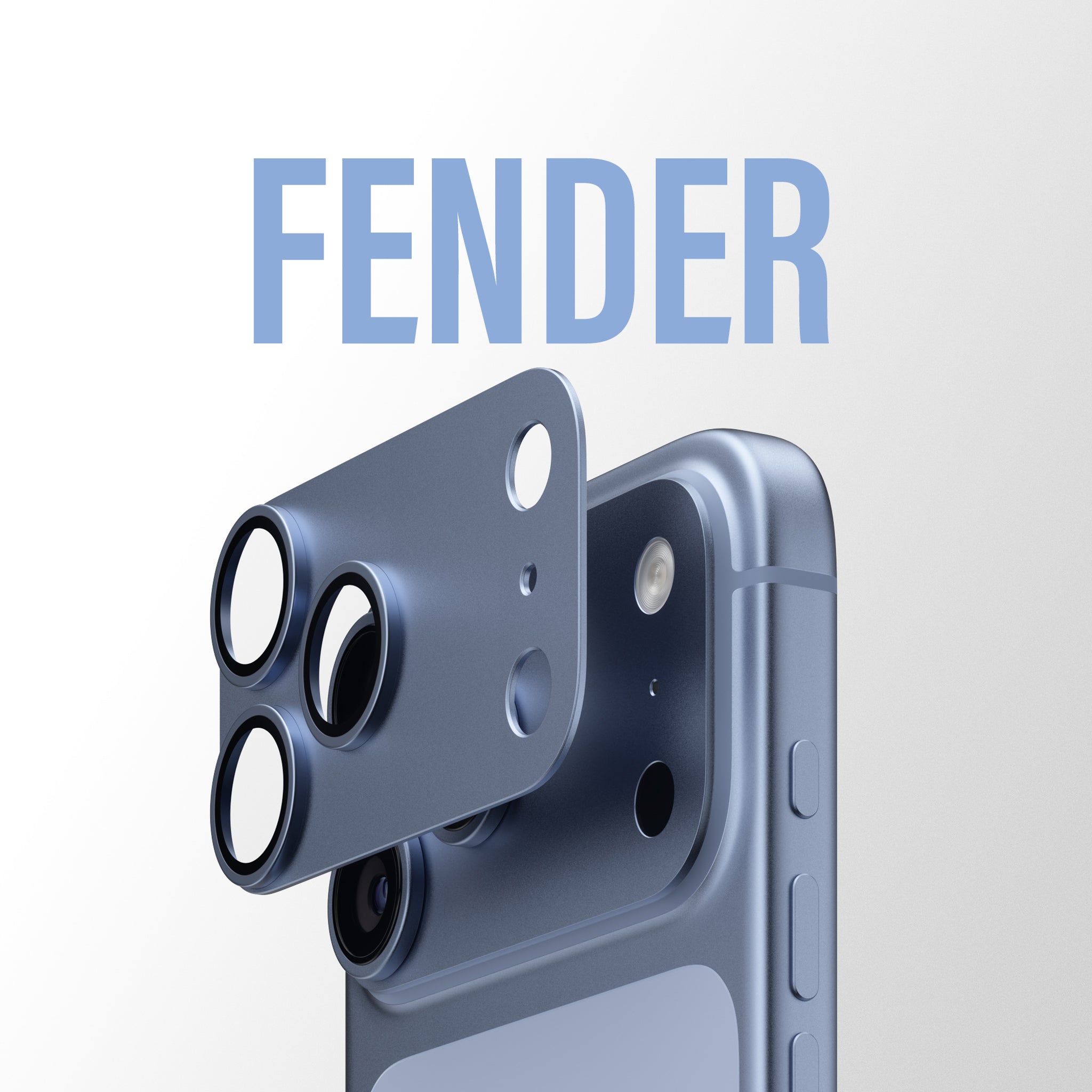 PanzerGlass® Fender Kameraschutz Shades of Blue iPhone 18 Pro Max