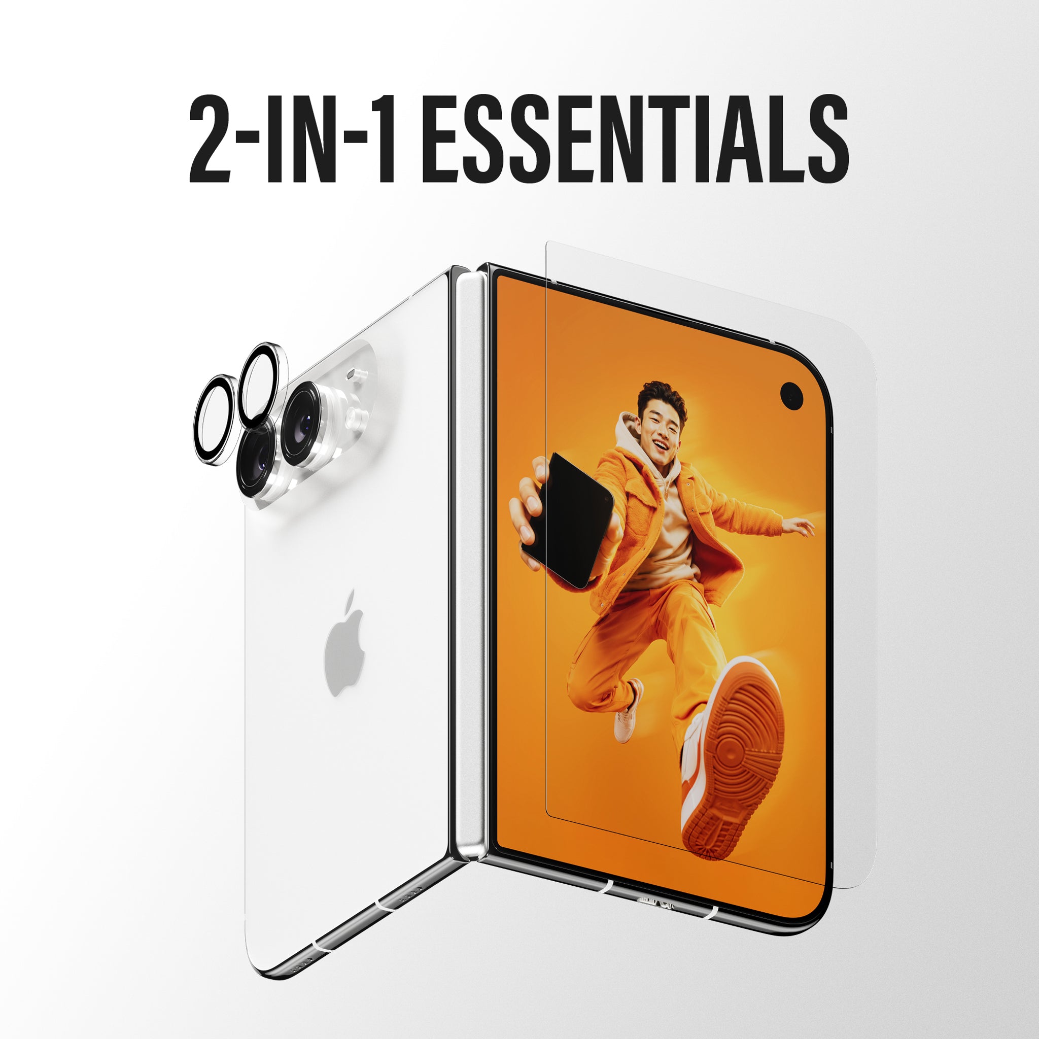 PanzerGlass® 2-in-1 Essential Set iPhone Duo