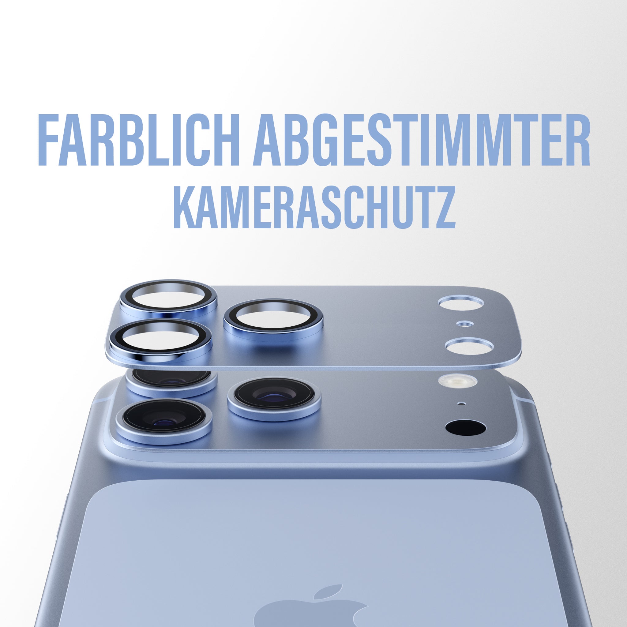 PanzerGlass® Fender Kameraschutz Shades of Blue iPhone 18 Pro