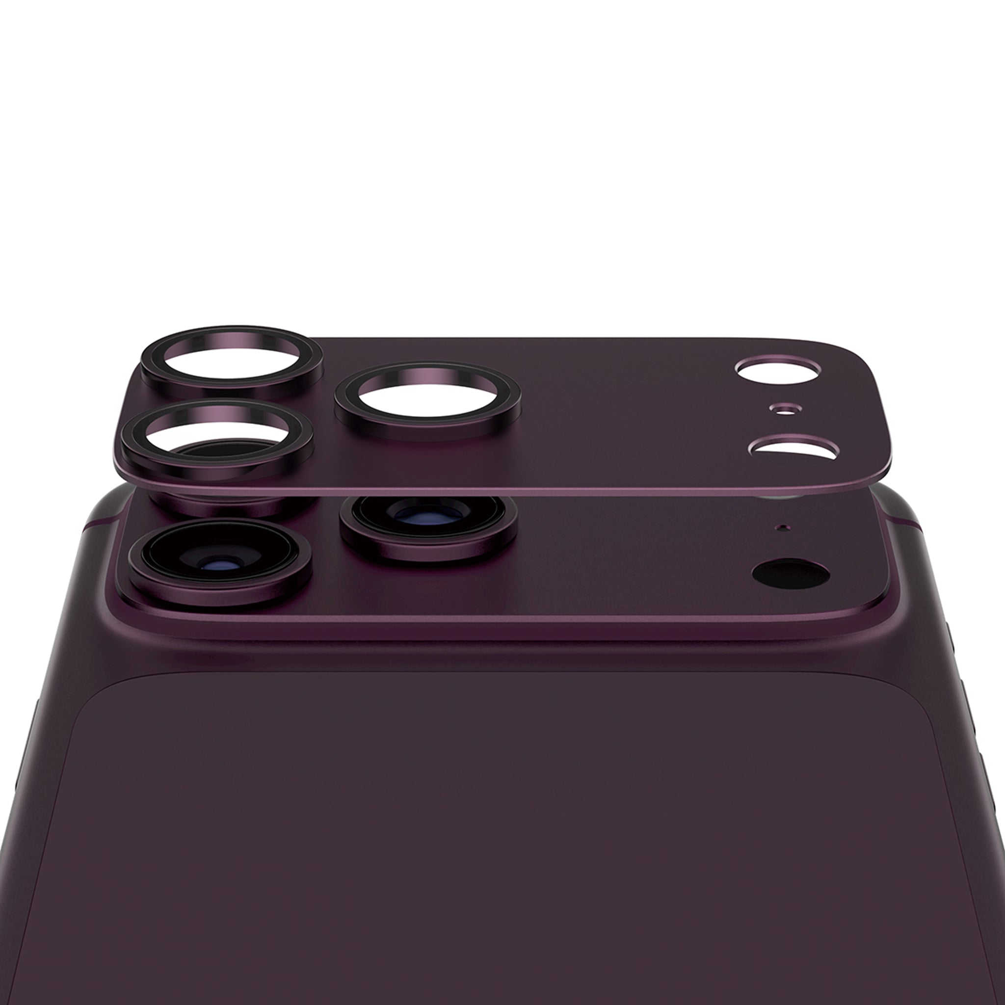 PanzerGlass® Fender Kameraschutz Dark Cherry iPhone 18 Pro Max