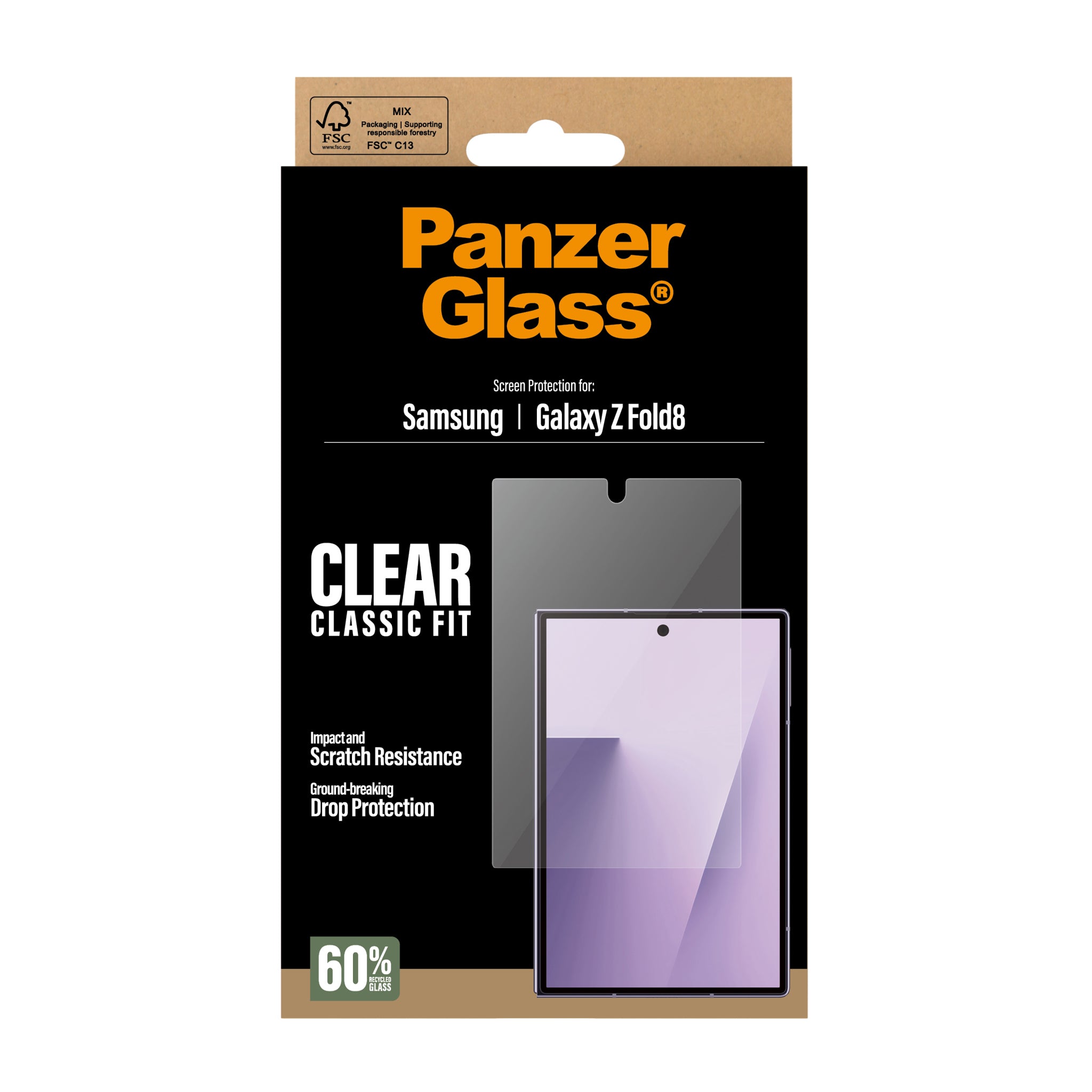 PanzerGlass® Sub Displayschutz Samsung new Galaxy Z Fold7 | Classic Fit