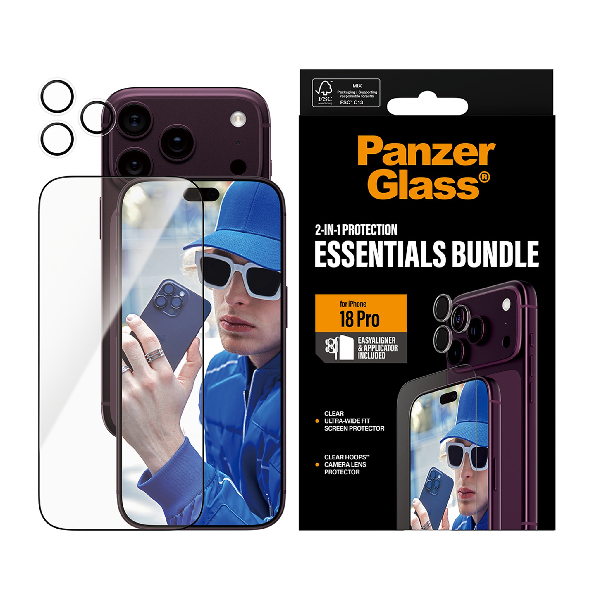 PanzerGlass® 2-in-1 Essentials Set iPhone 18 Pro