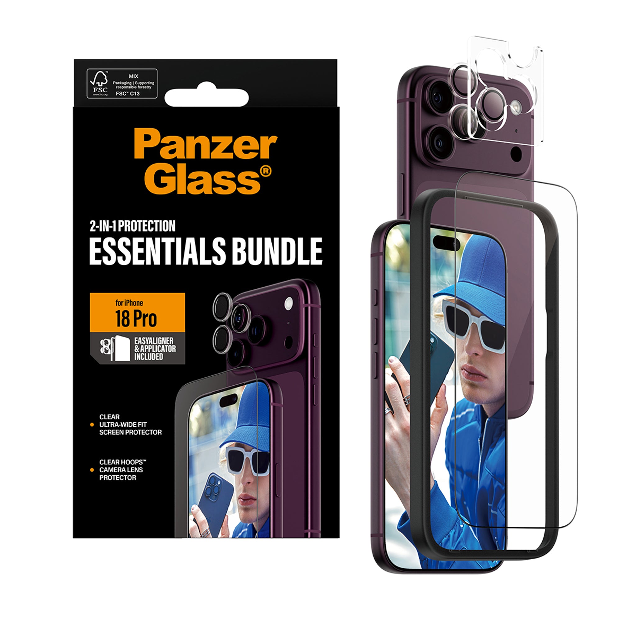 PanzerGlass® 2-in-1 Essentials Set iPhone 18 Pro