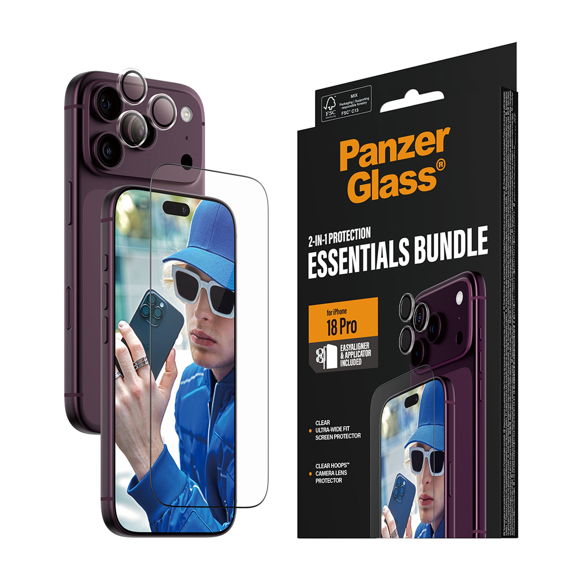 PanzerGlass® 2-in-1 Essentials Set iPhone 18 Pro