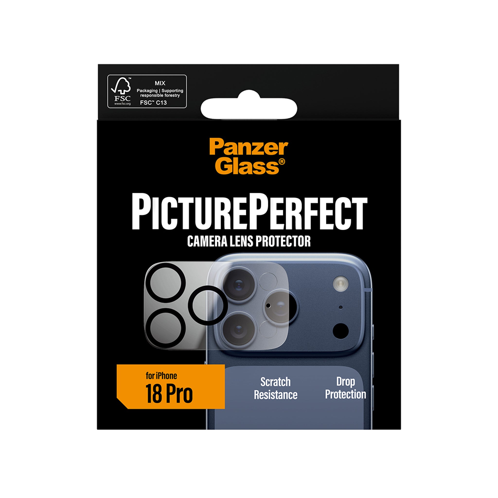 PanzerGlass® PicturePerfect Kameraschutz iPhone 18 Pro