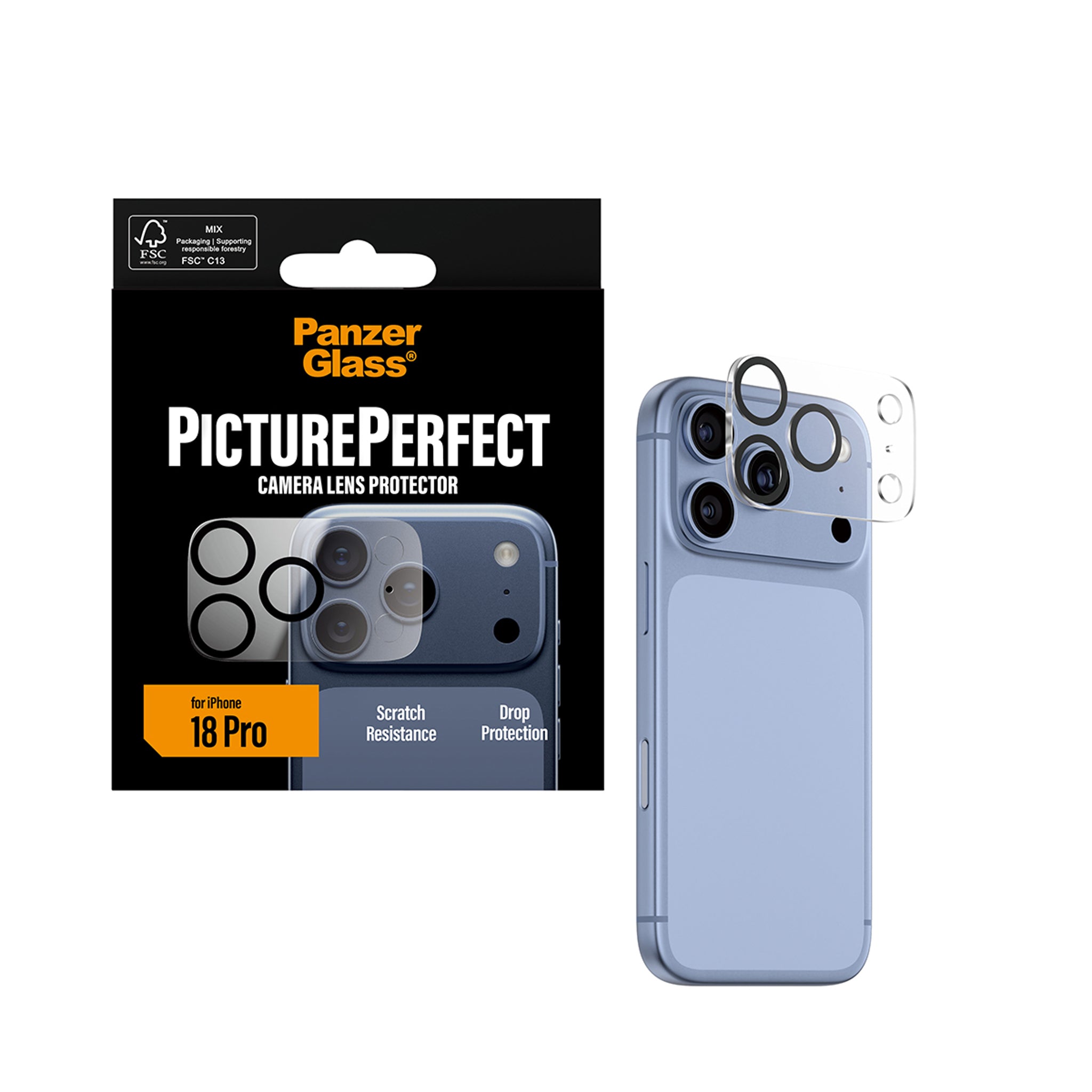 PanzerGlass® PicturePerfect Kameraschutz iPhone 18 Pro