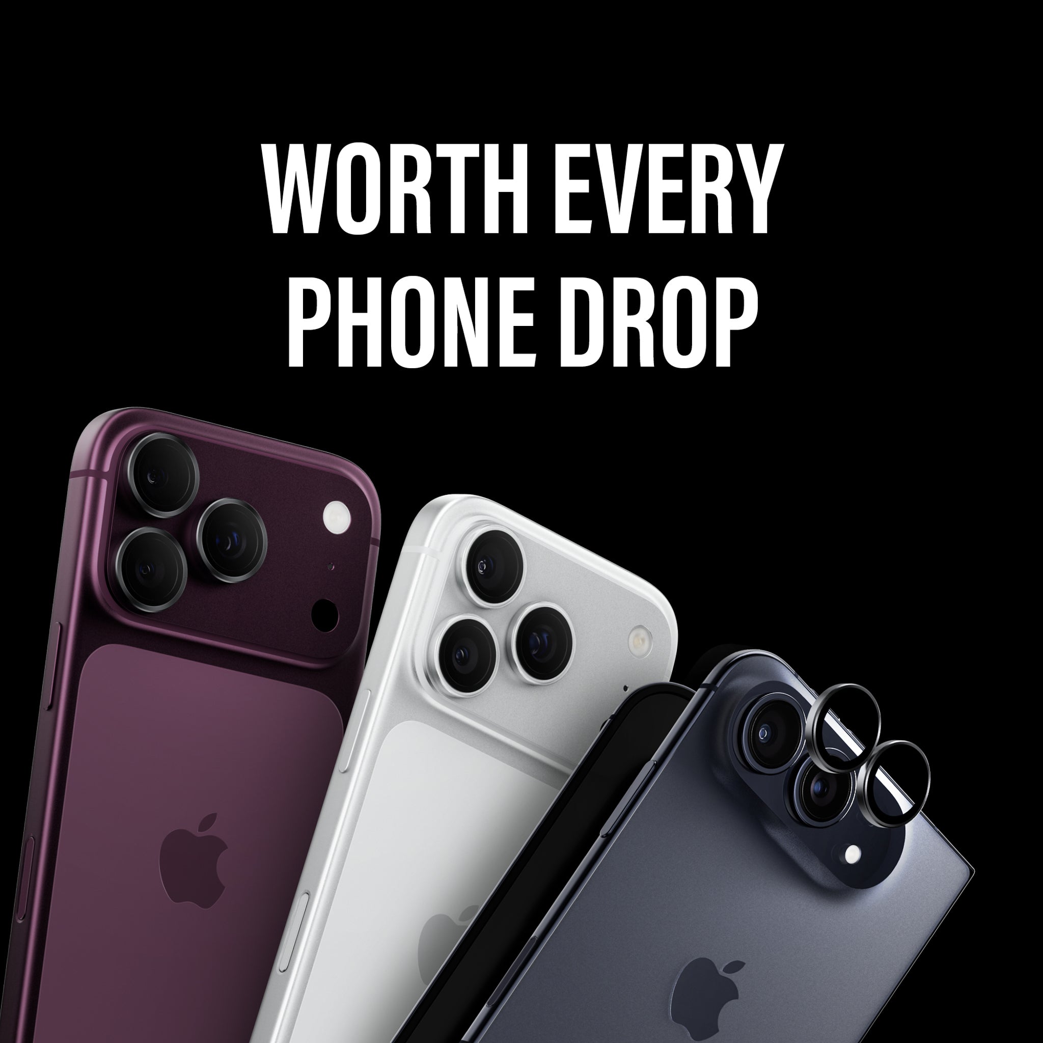 PanzerGlass® Hoops® Ceramic Kameraschutz iPhone Duo