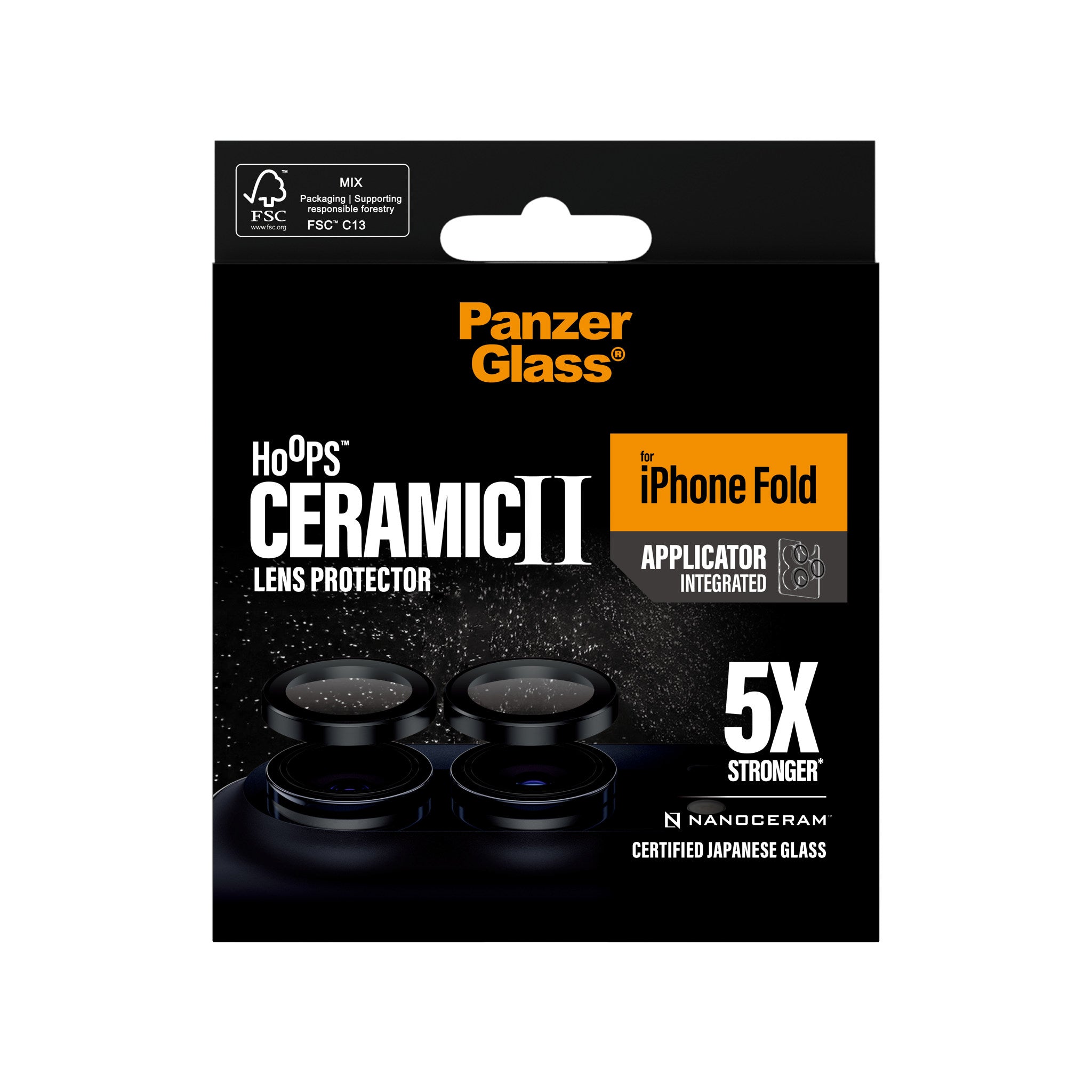 PanzerGlass® Hoops® Ceramic Kameraschutz iPhone 2026 Fold