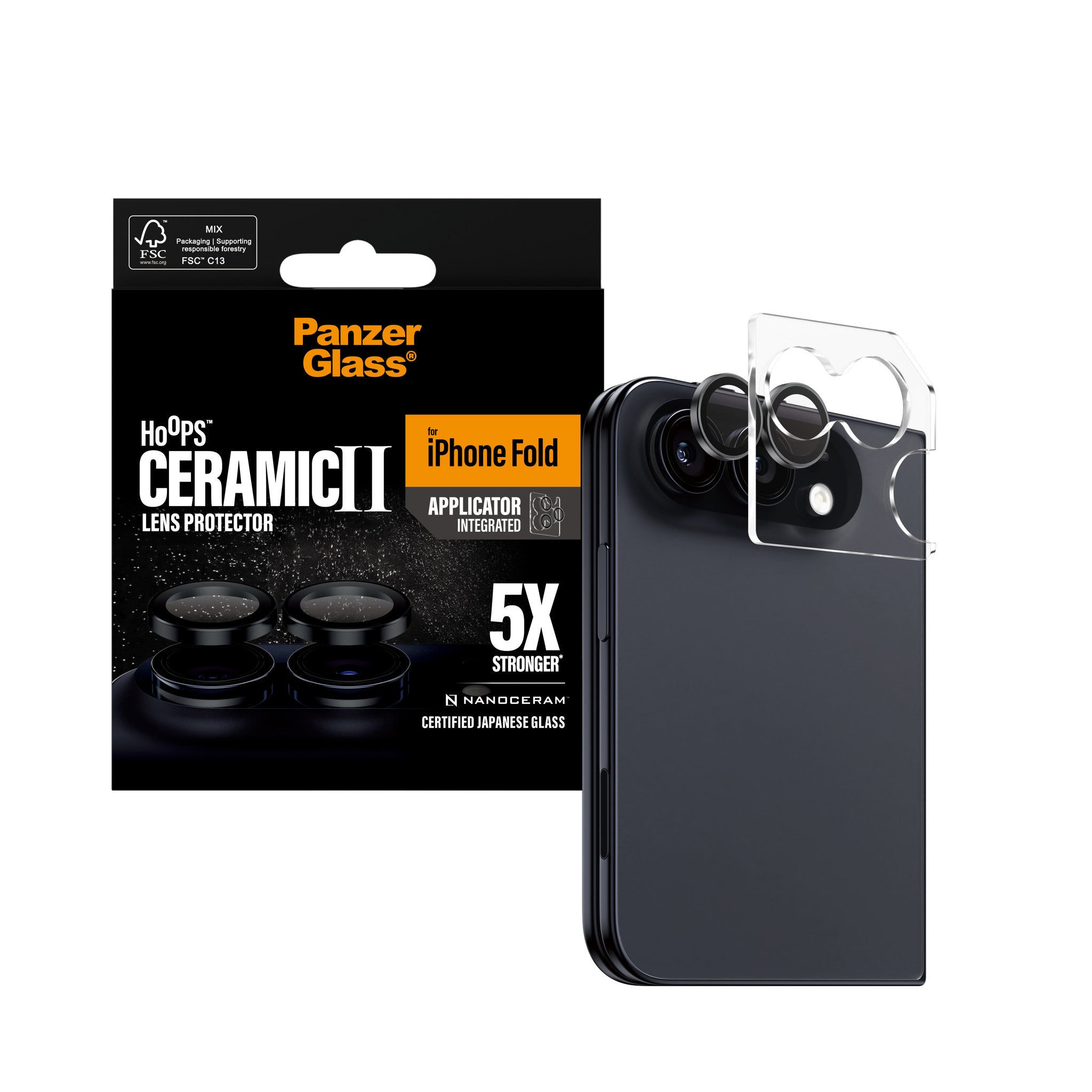 PanzerGlass® Hoops® Ceramic Kameraschutz iPhone 2026 Fold