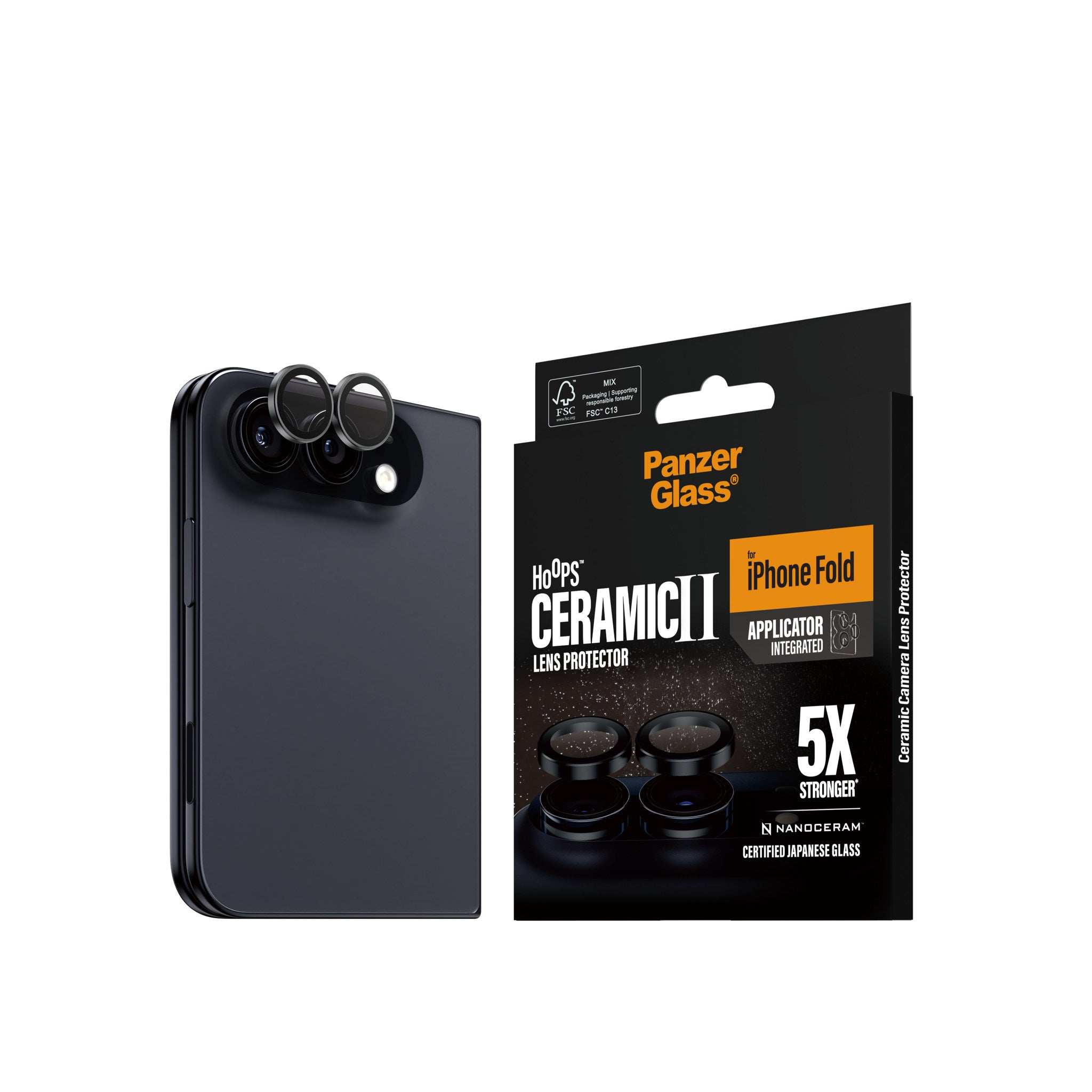 PanzerGlass® Hoops® Ceramic Kameraschutz iPhone 2026 Fold