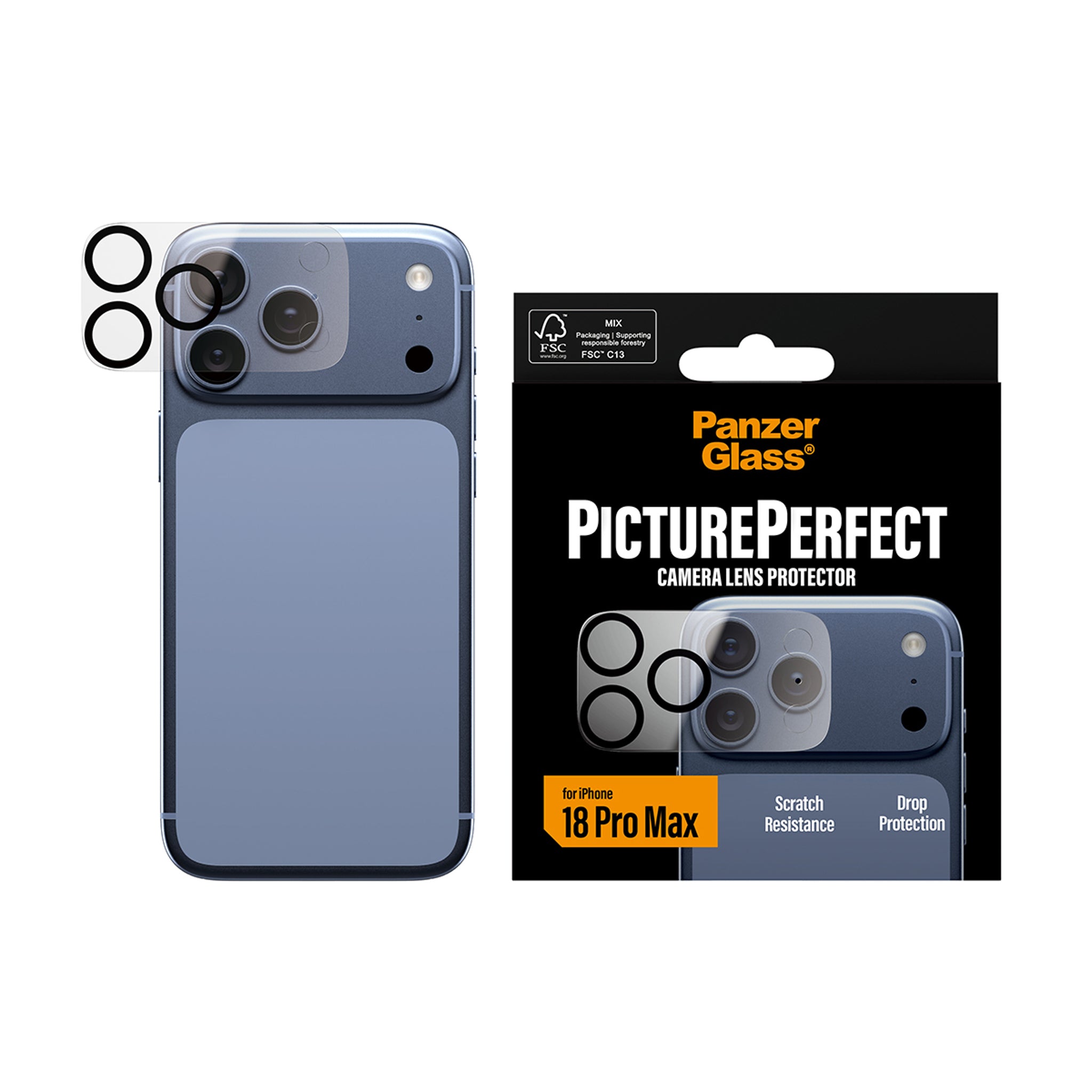 PanzerGlass® PicturePerfect Kameraschutz iPhone 18 Pro Max