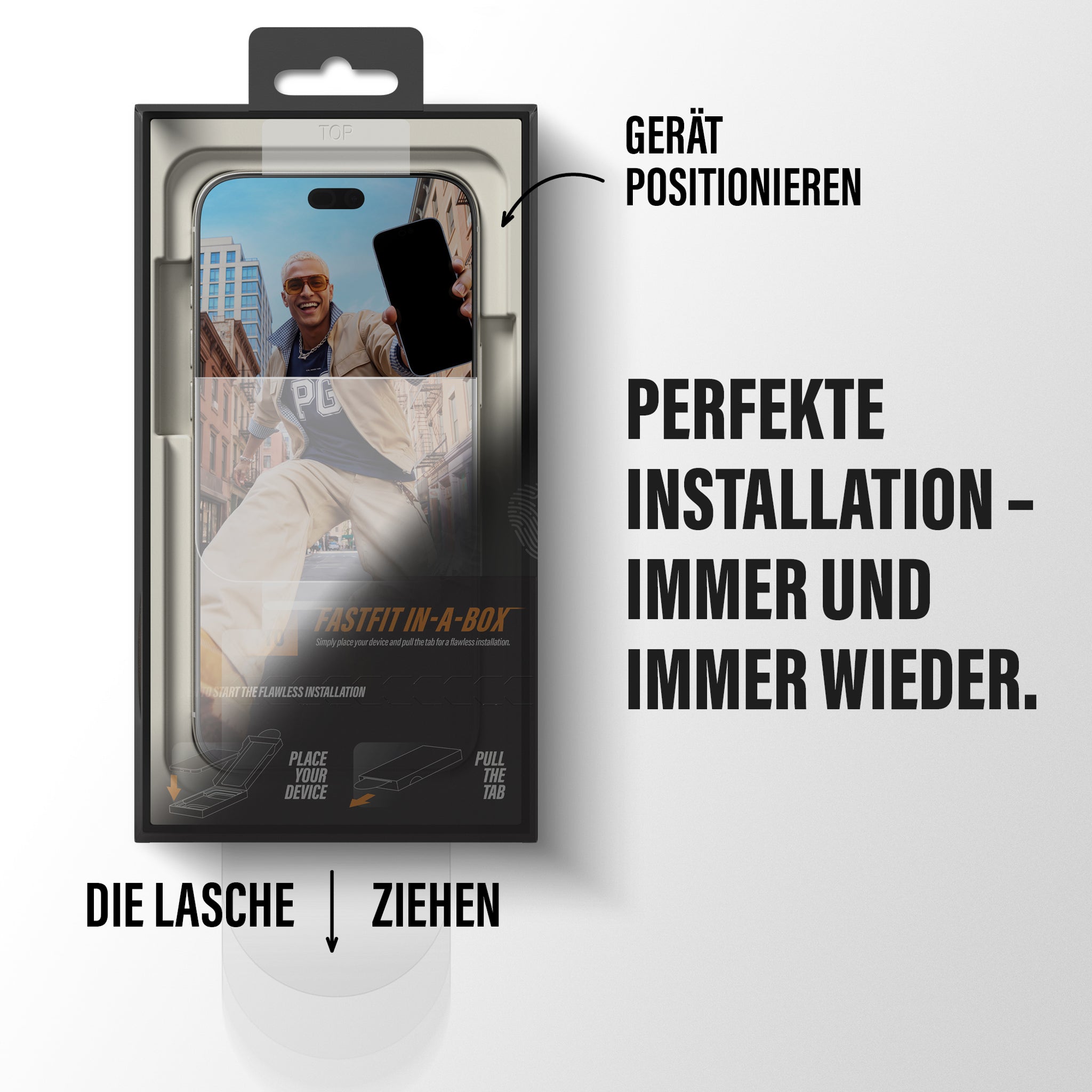 PanzerGlass® Displayschutz iPhone 18 Pro Max | 17 Pro Max | Ultra-Wide Fit m. FASTFIT IN-A-BOX