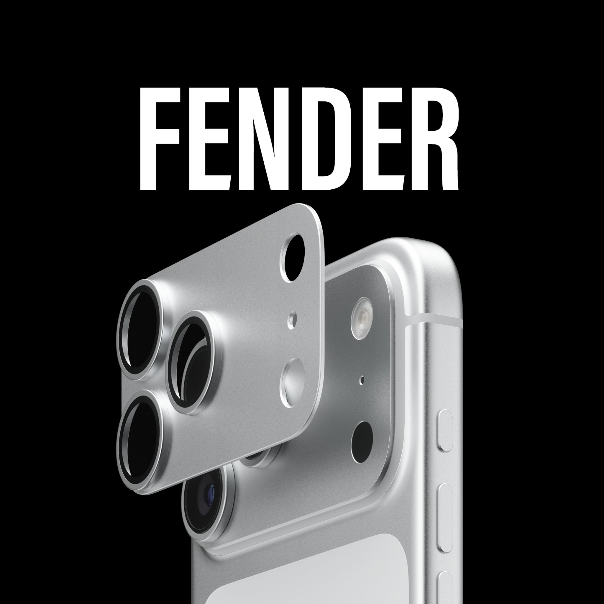 PanzerGlass® Fender Kameraschutz Silber iPhone 18 Pro Max