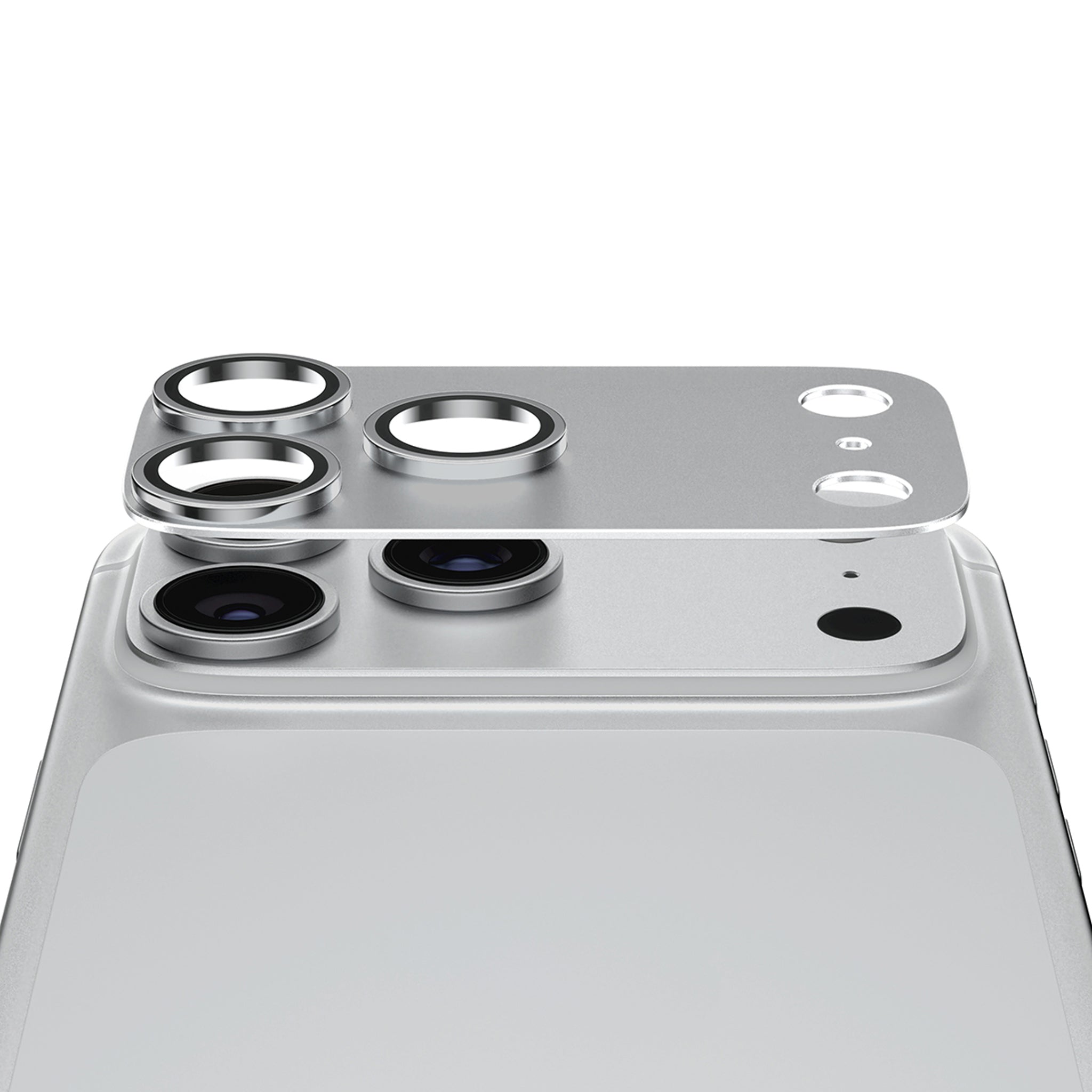 PanzerGlass® Fender Kameraschutz Silber iPhone 18 Pro Max