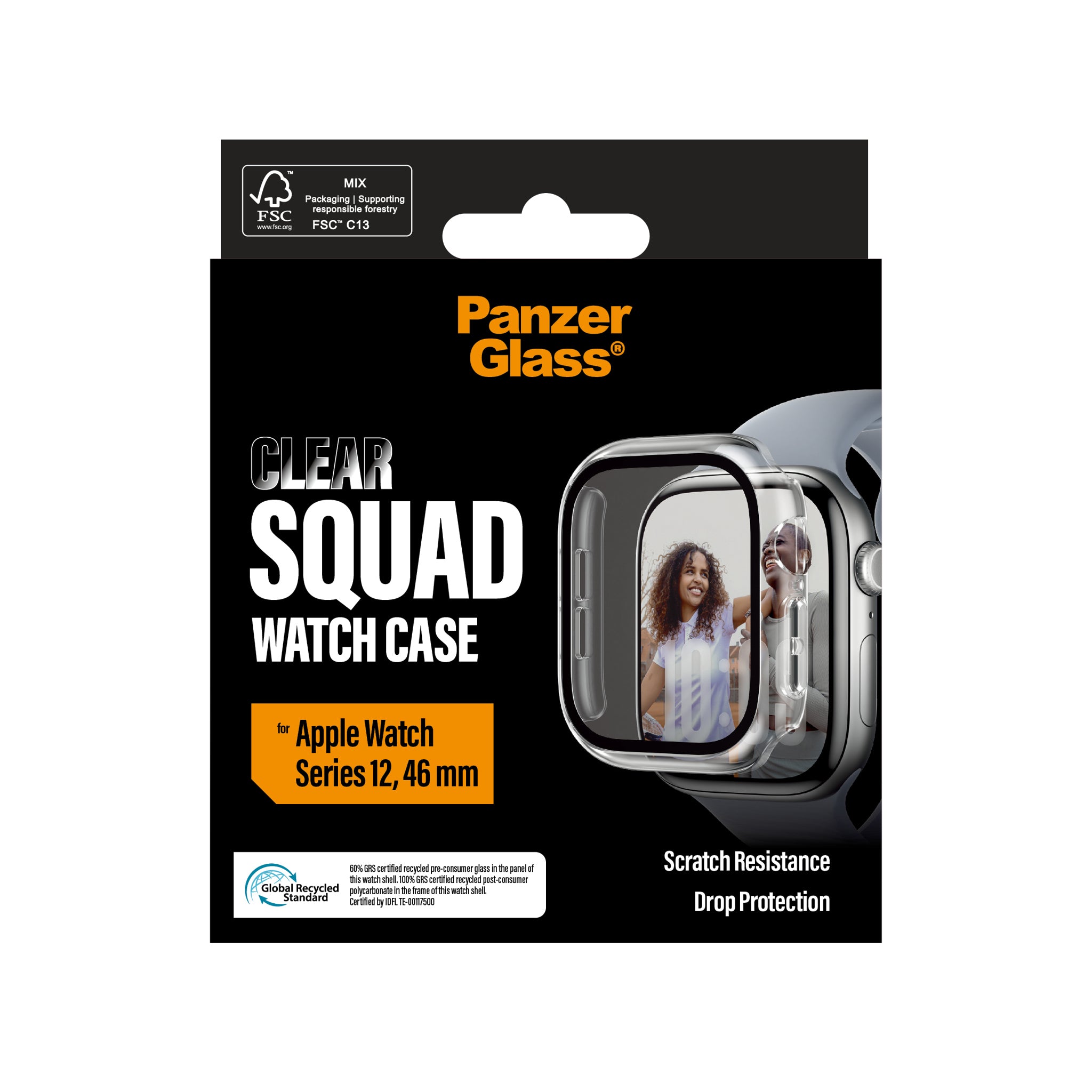 PanzerGlass® Full Body Case Transparent Apple Watch Series 12 | 46mm