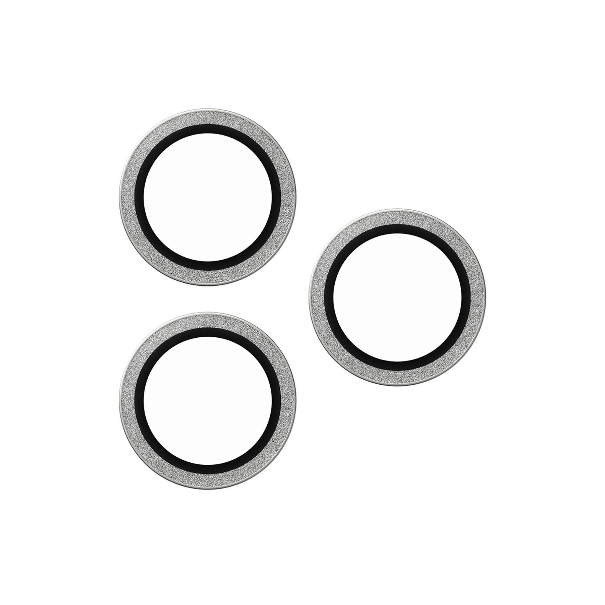 PanzerGlass® Hoops® Kameraschutz Glitter Silber iPhone 18 Pro | 18 Pro Max