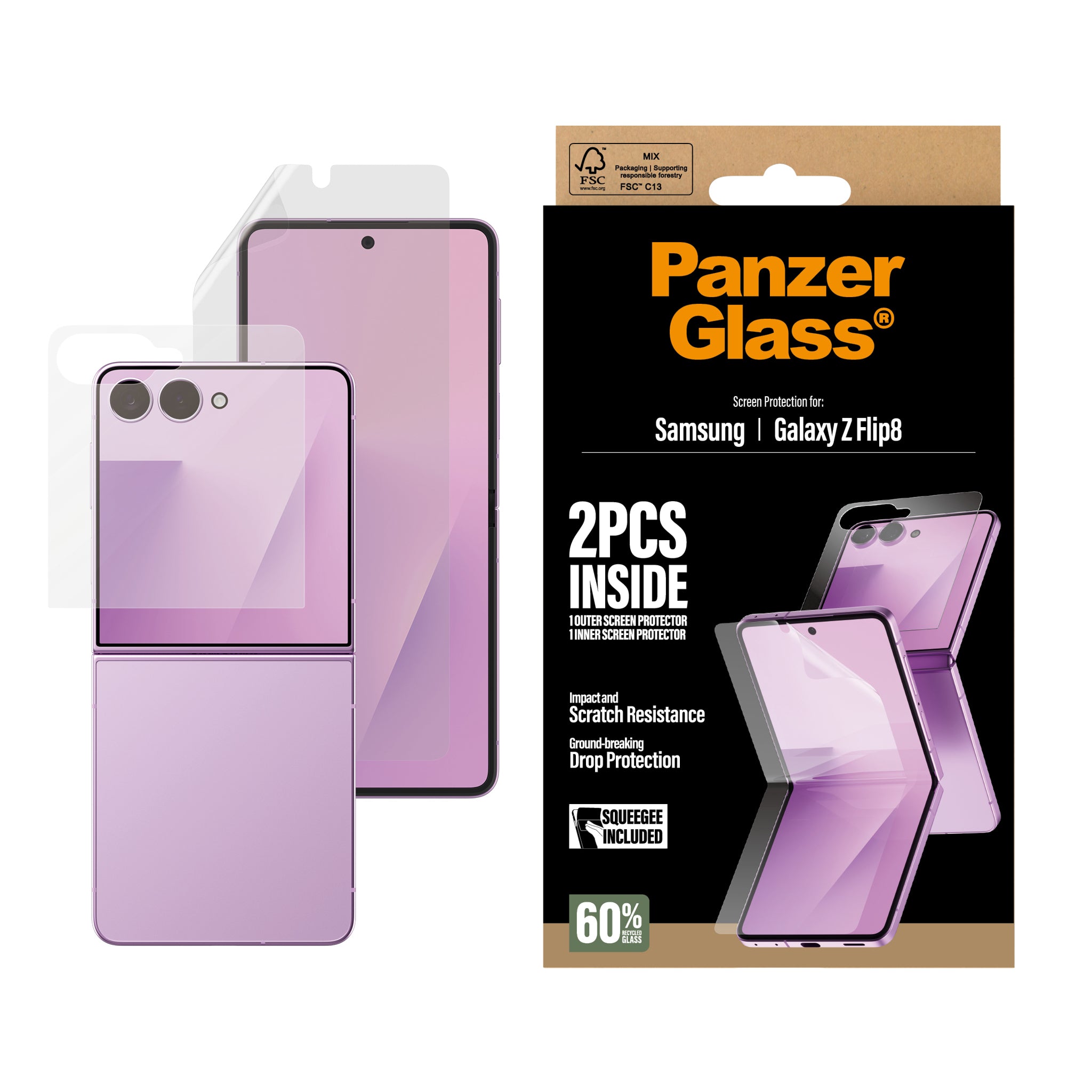 PanzerGlass® Screen Protector Samsung Galaxy New Z Flip7 | Glass & Folie