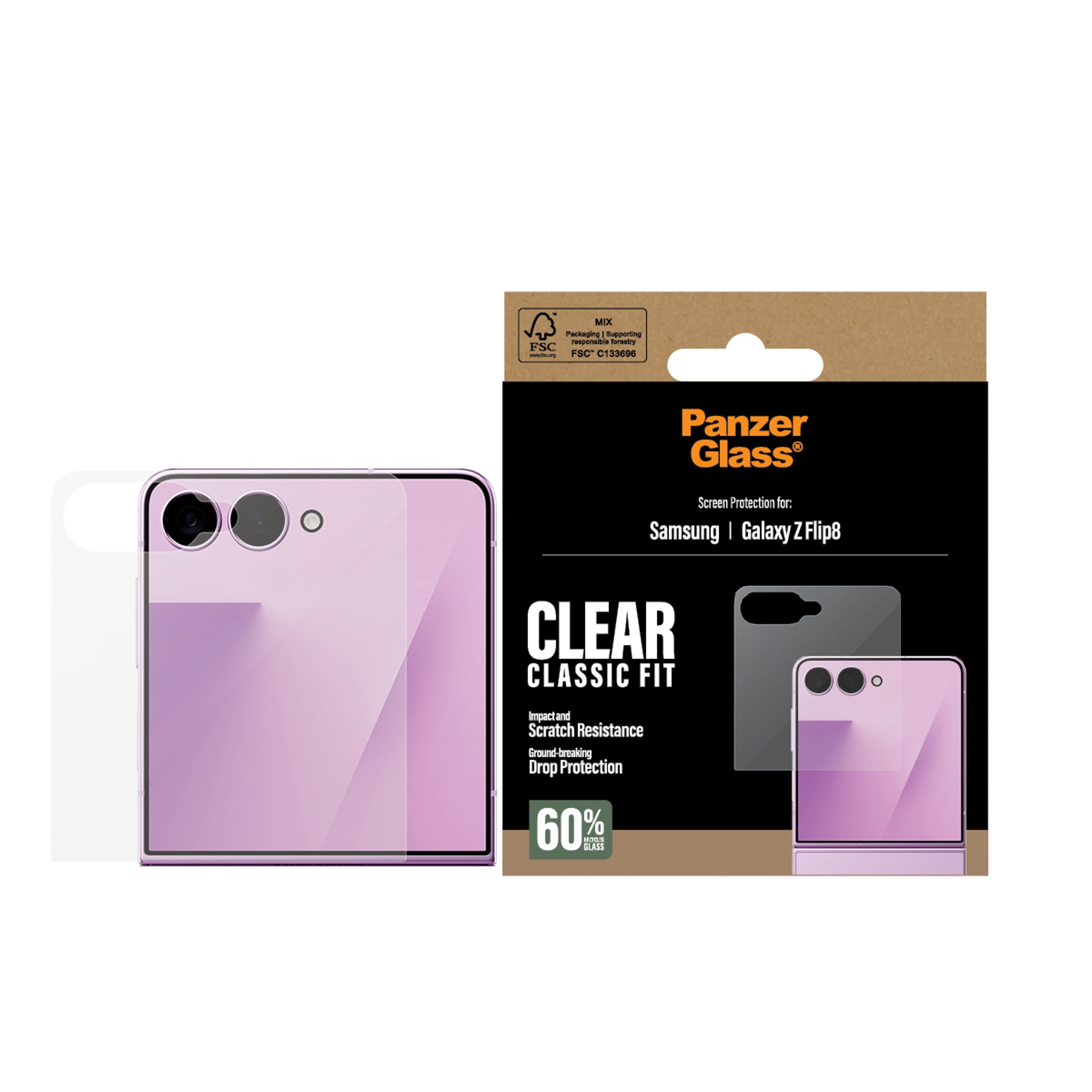 PanzerGlass® Displayschutz Samsung Galaxy New Z Flip 7 (sub-screen)