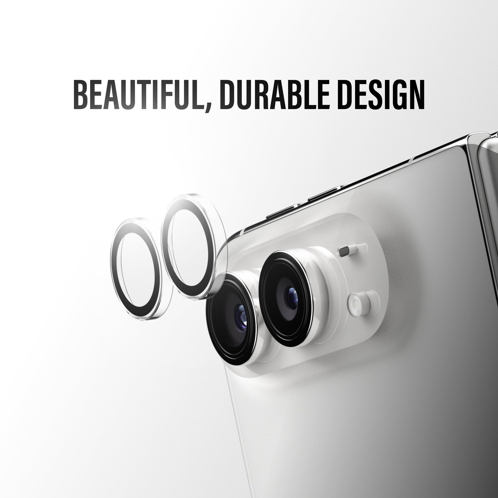 PanzerGlass® Hoops® Kameraschutz Transparent iPhone Duo