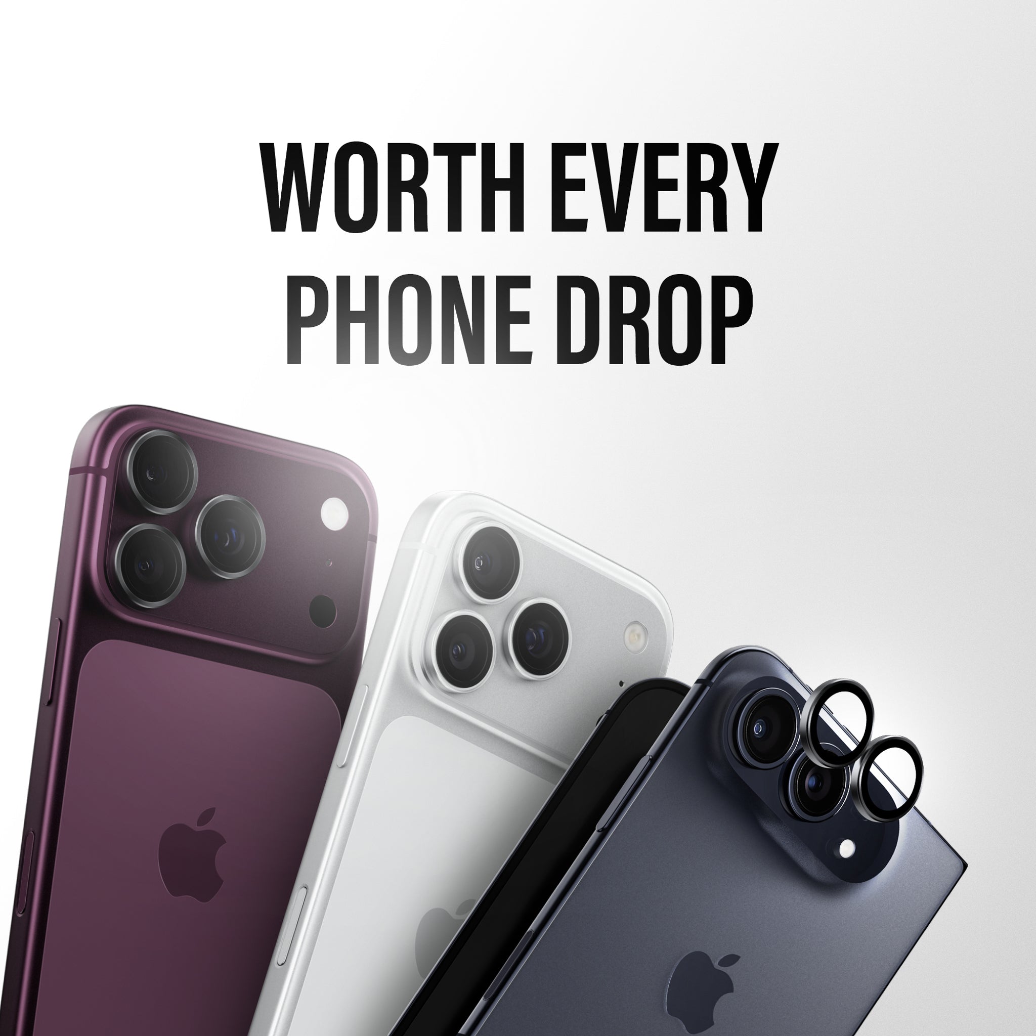 PanzerGlass® Hoops® Kameraschutz Transparent iPhone Duo