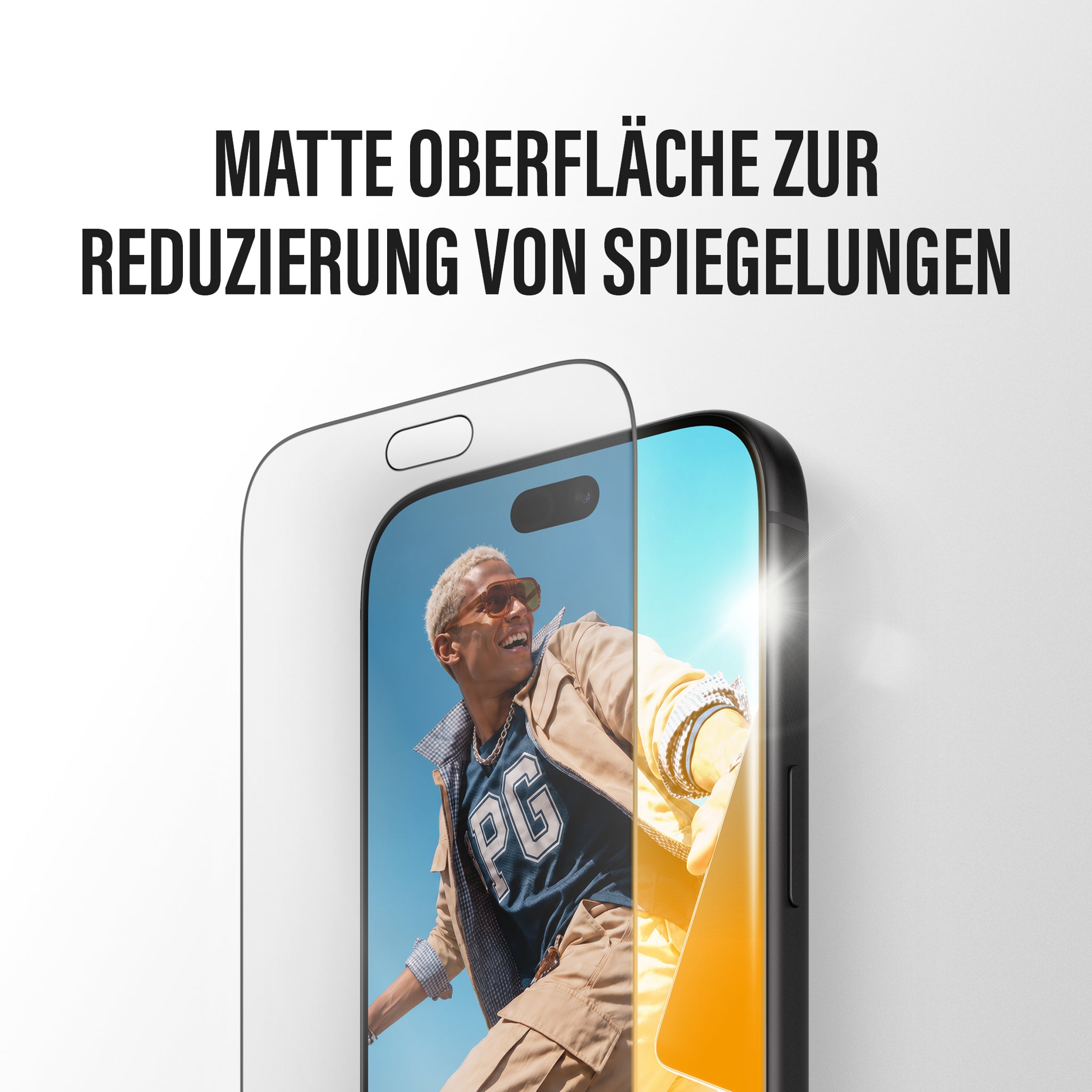 PanzerGlass® Anti-reflective Armor Displayschutz iPhone 18 Pro m. FASTFIT IN-A-BOX