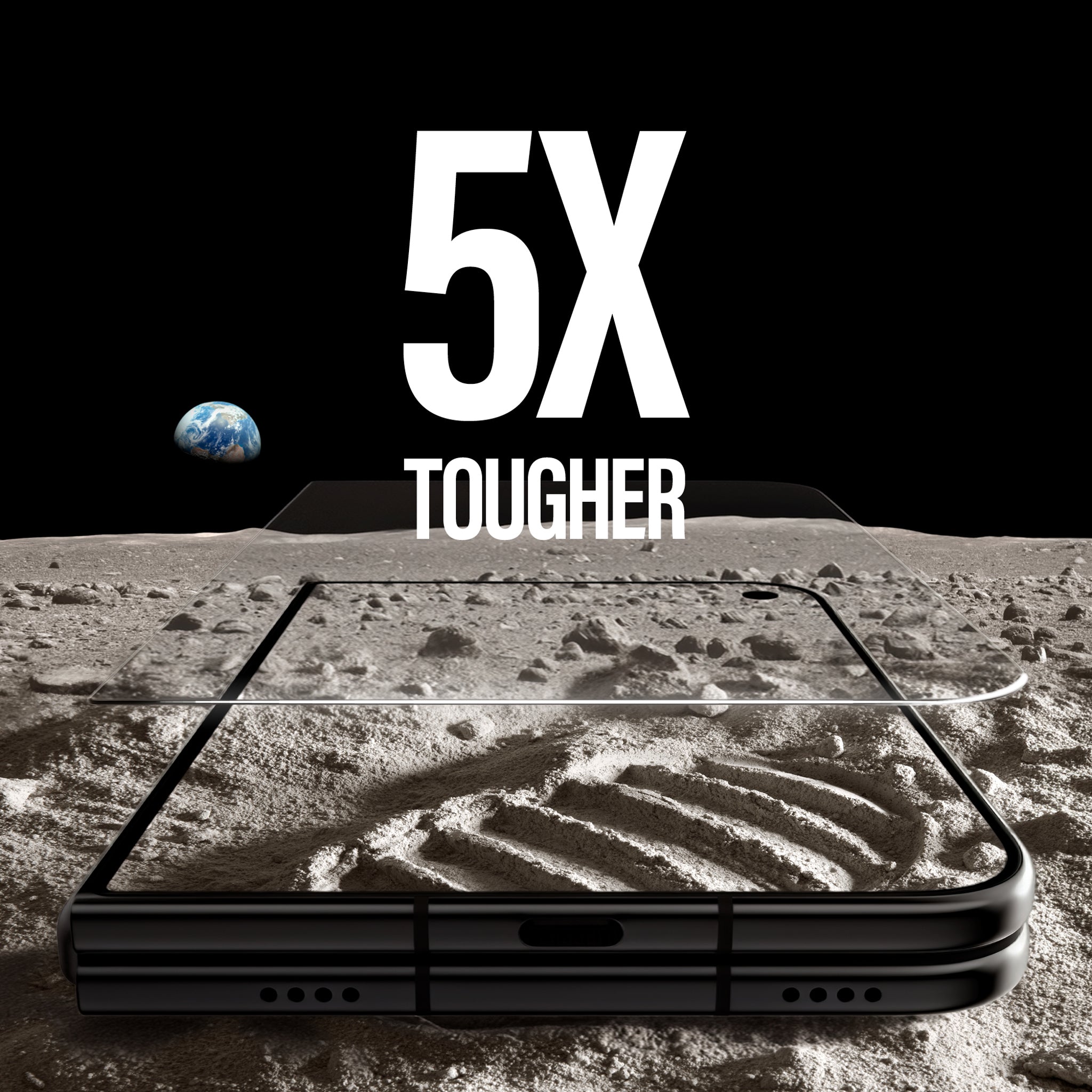 PanzerGlass® Ceramic Außendisplay Displayschutz iPhone Duo | FRAME FIT m. EasyAligner